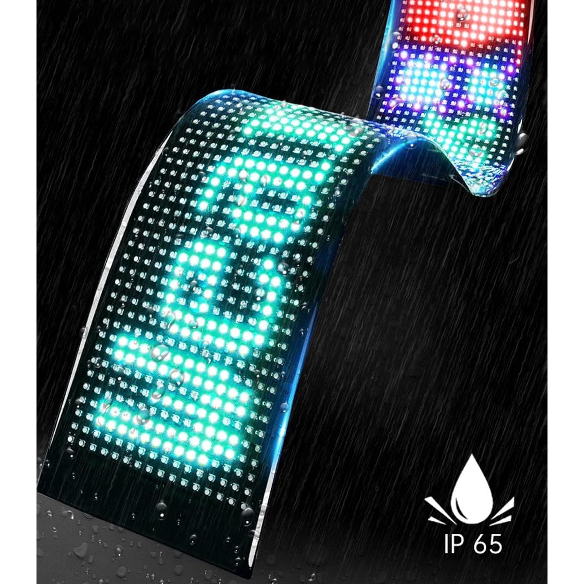 Cartel LED Programable Miootly 17.8x7.6cm Control Bluetooth