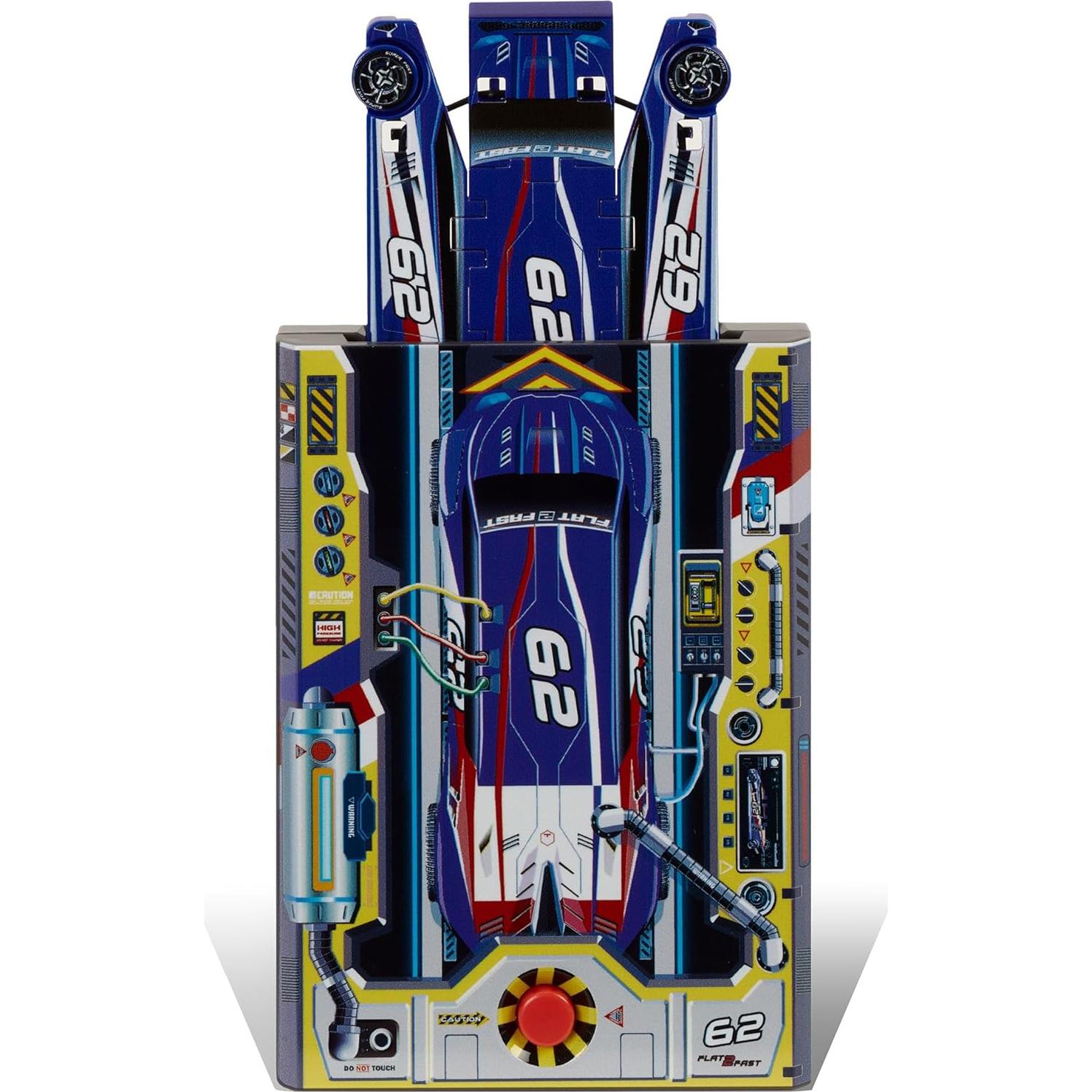 Coche de Carreras Luki Lab B62 | Juguete Azul para Niños