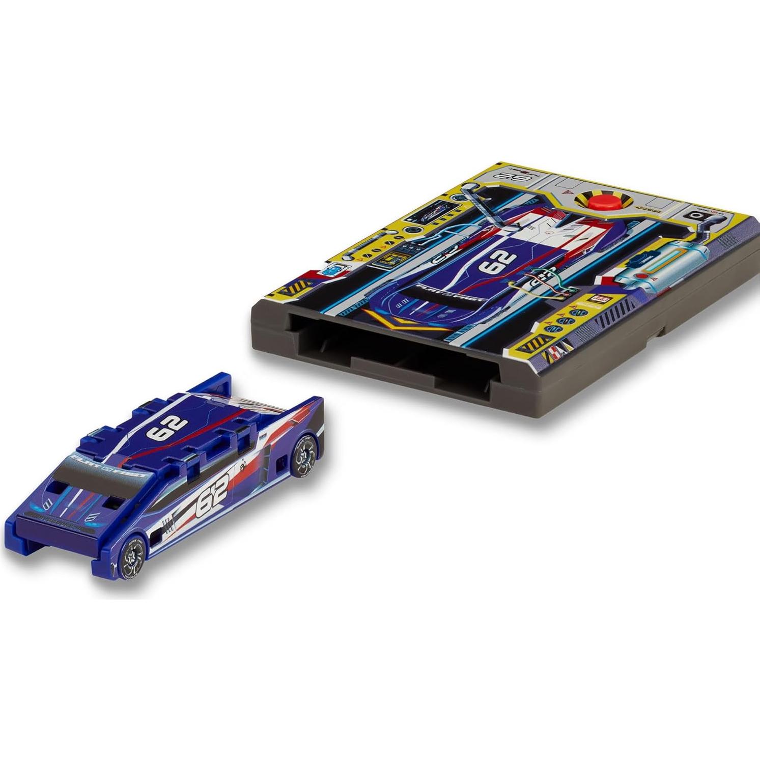 Coche de Carreras Luki Lab B62 | Juguete Azul para Niños