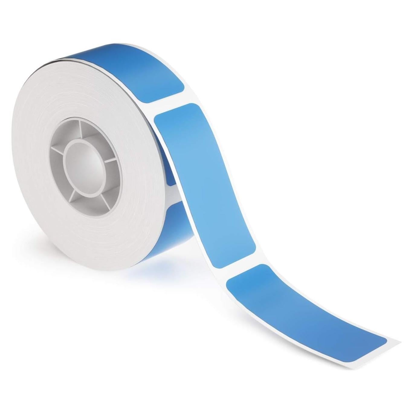 NIIMBOT Lable Maker Tape (0.47" x 1.57") Printer Sticker Paper with Self-Adhesive for D11/D110/D101 Label Maker,1 Roll of 160 (Blue)