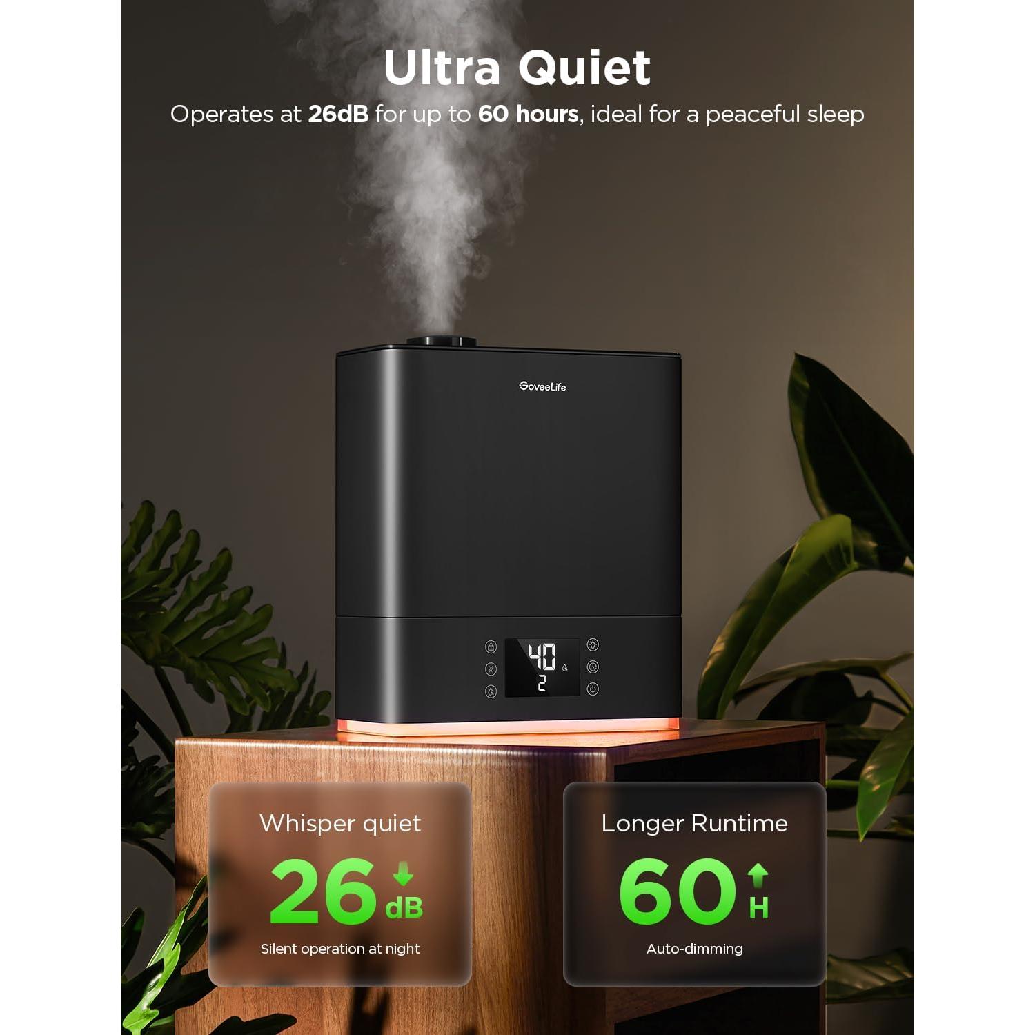 Humidificador Inteligente GoveeLife 6L con Control App y Luz RGB