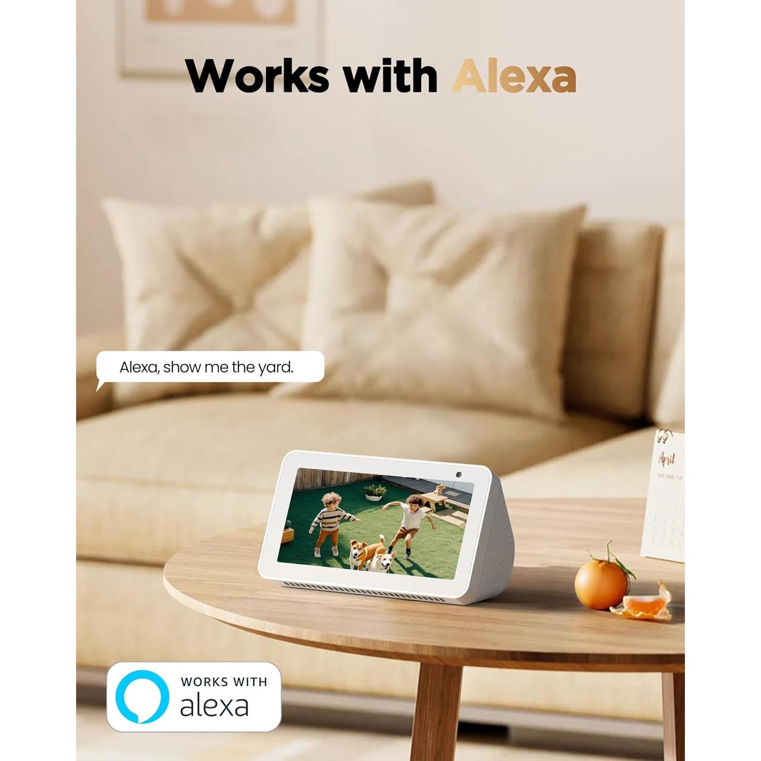 Cámara de Seguridad Inalámbrica BECAMSO T1-DF 2K Exterior