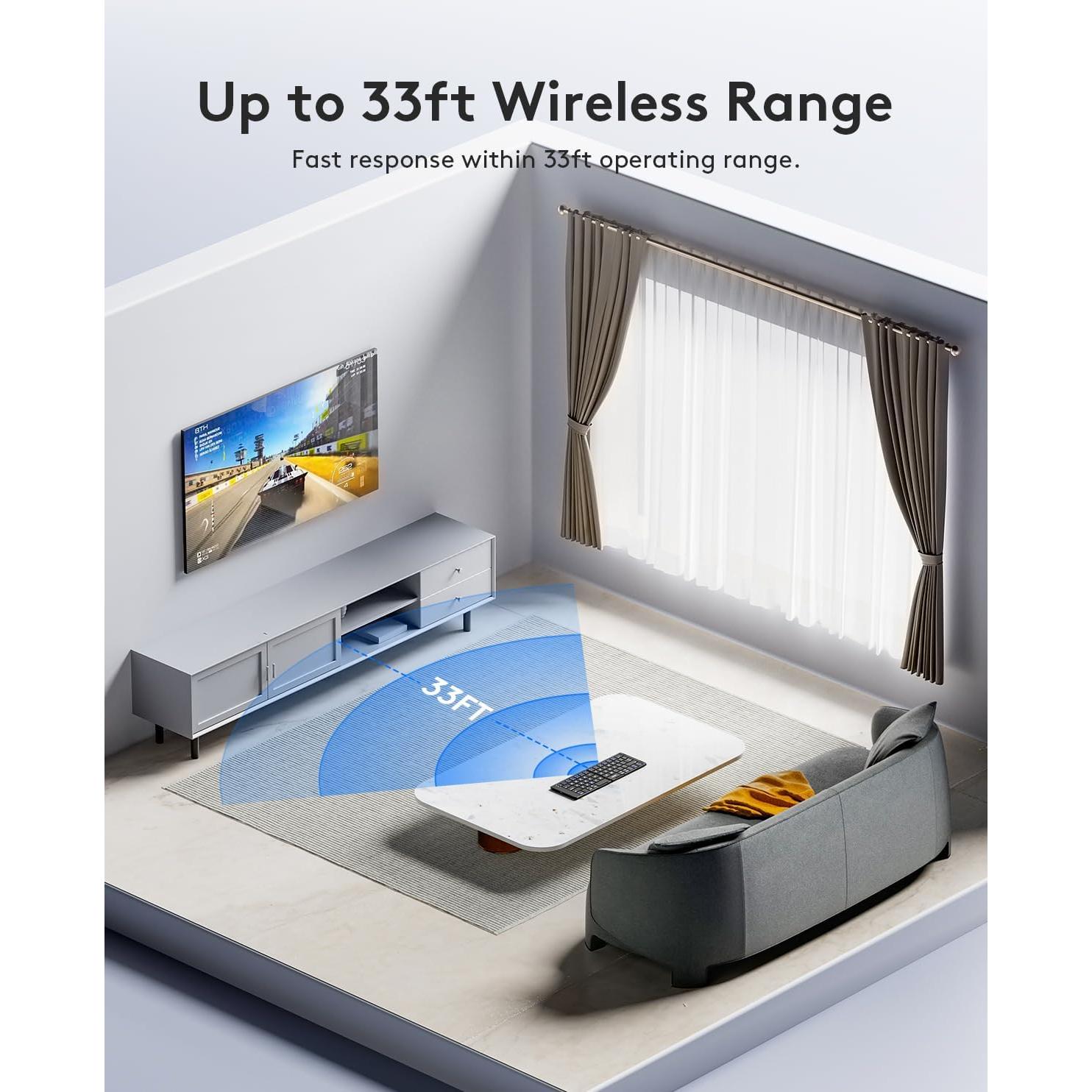 Teclado Bluetooth Plegable Samsers KD07T - Portátil Negro