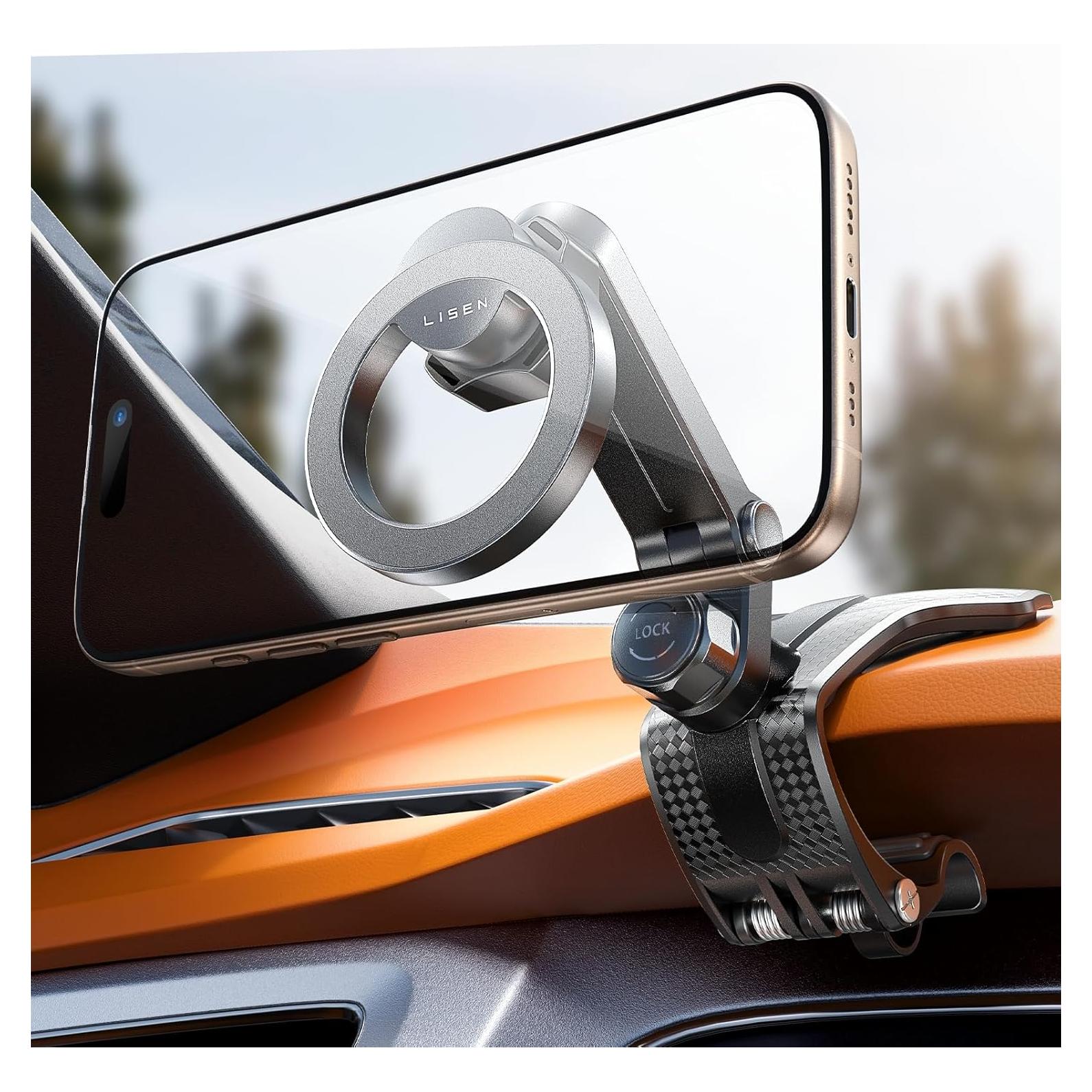 Soporte para Auto LISEN MagSafe 360° Ajustable Negro