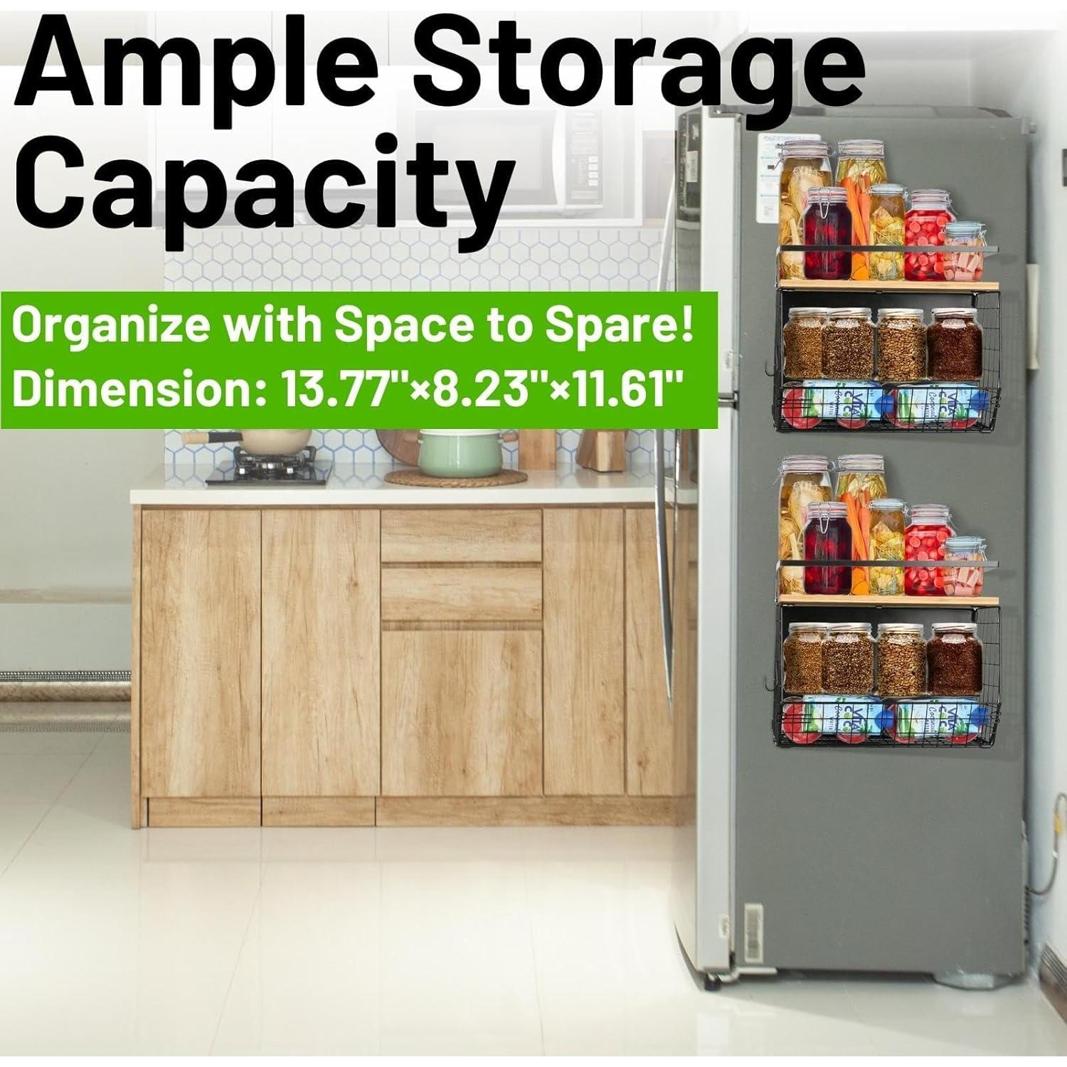 Estante Magnético Ofiray-home 2 Niveles Negro 15 kg