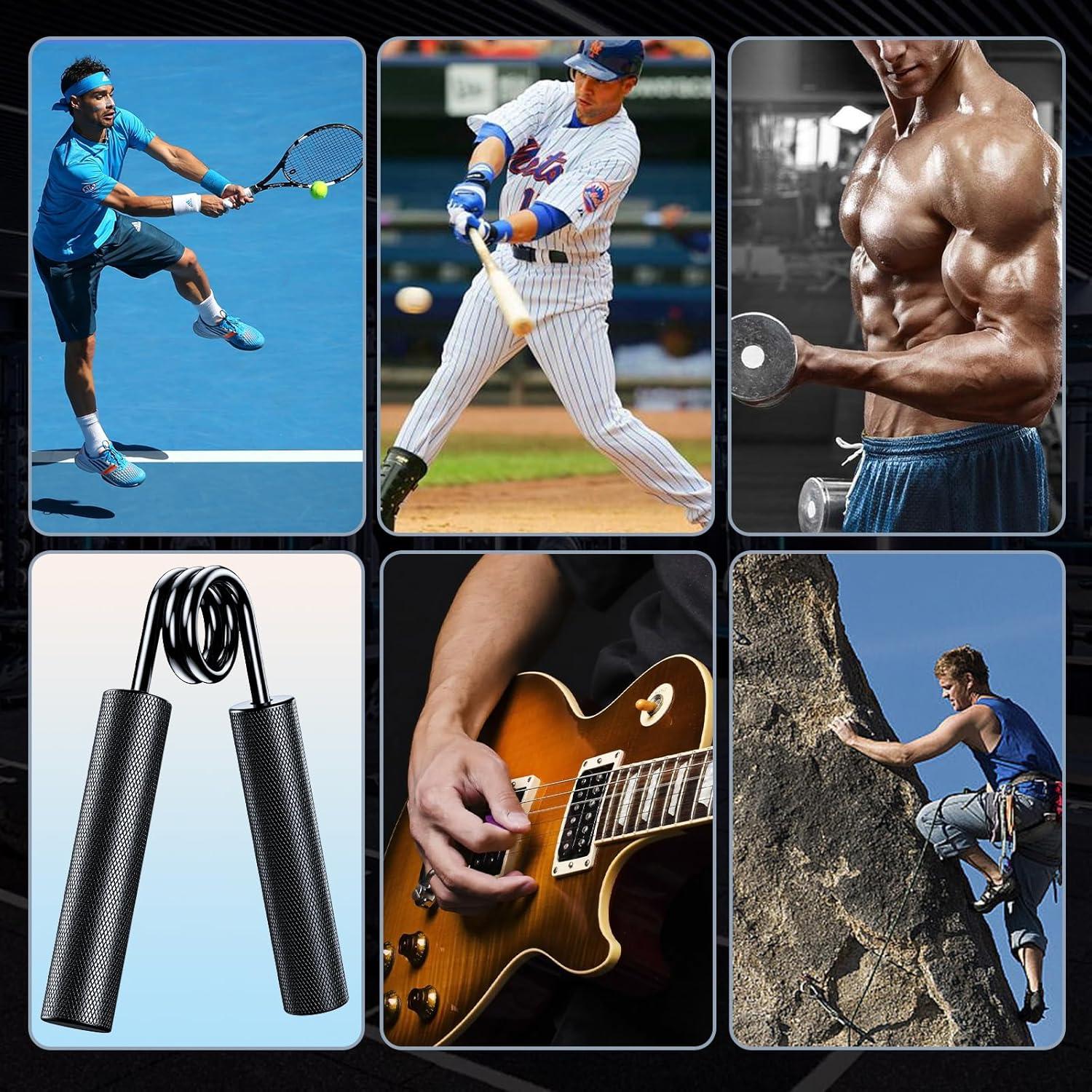 Entrenador de Fuerza de Agarre ZEAGUS 4 Pack 22.7-90.7kg