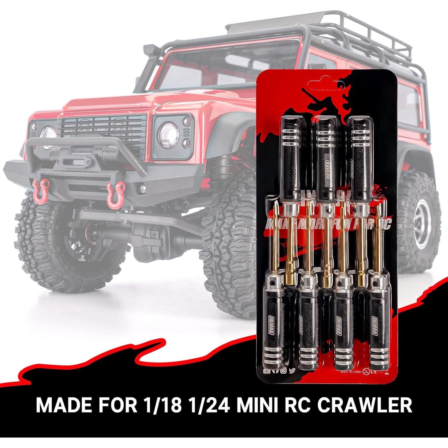 Kit de Herramientas INJORA para Coche Mini Crawler RC 7PCS