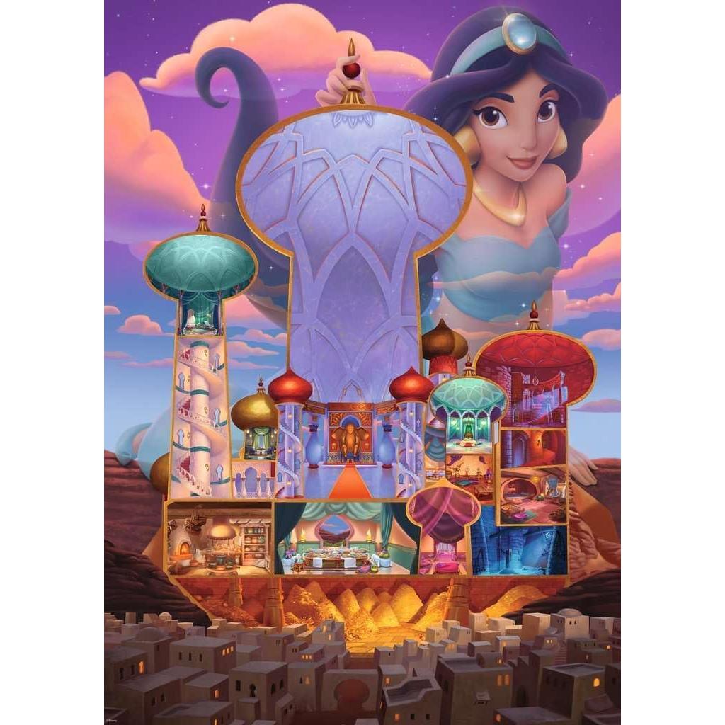 Rompecabezas Ravensburger 1000 Piezas Jasmine Disney 70x50cm