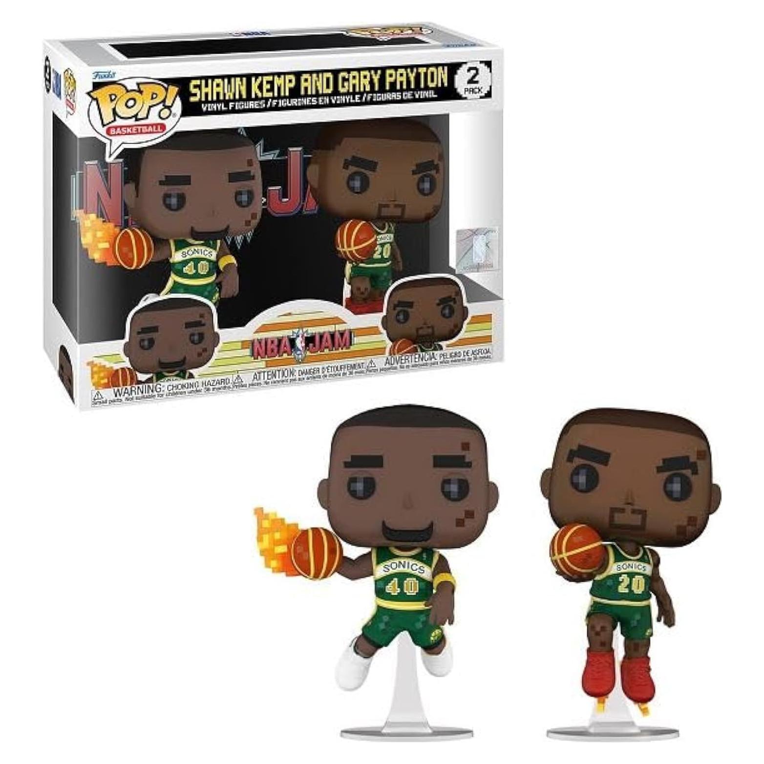 Funko Pop! 2 Paquete Shawn Kemp y Gary Payton Coleccionable