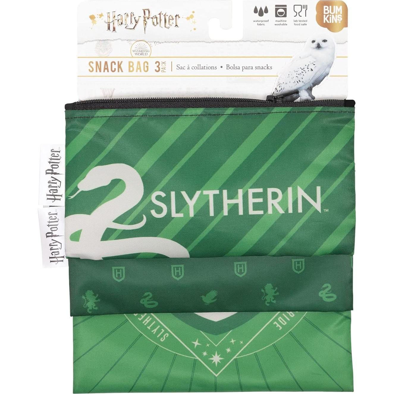 Bumkins Bolsas Reutilizables Harry Potter Slytherin 3 Piezas