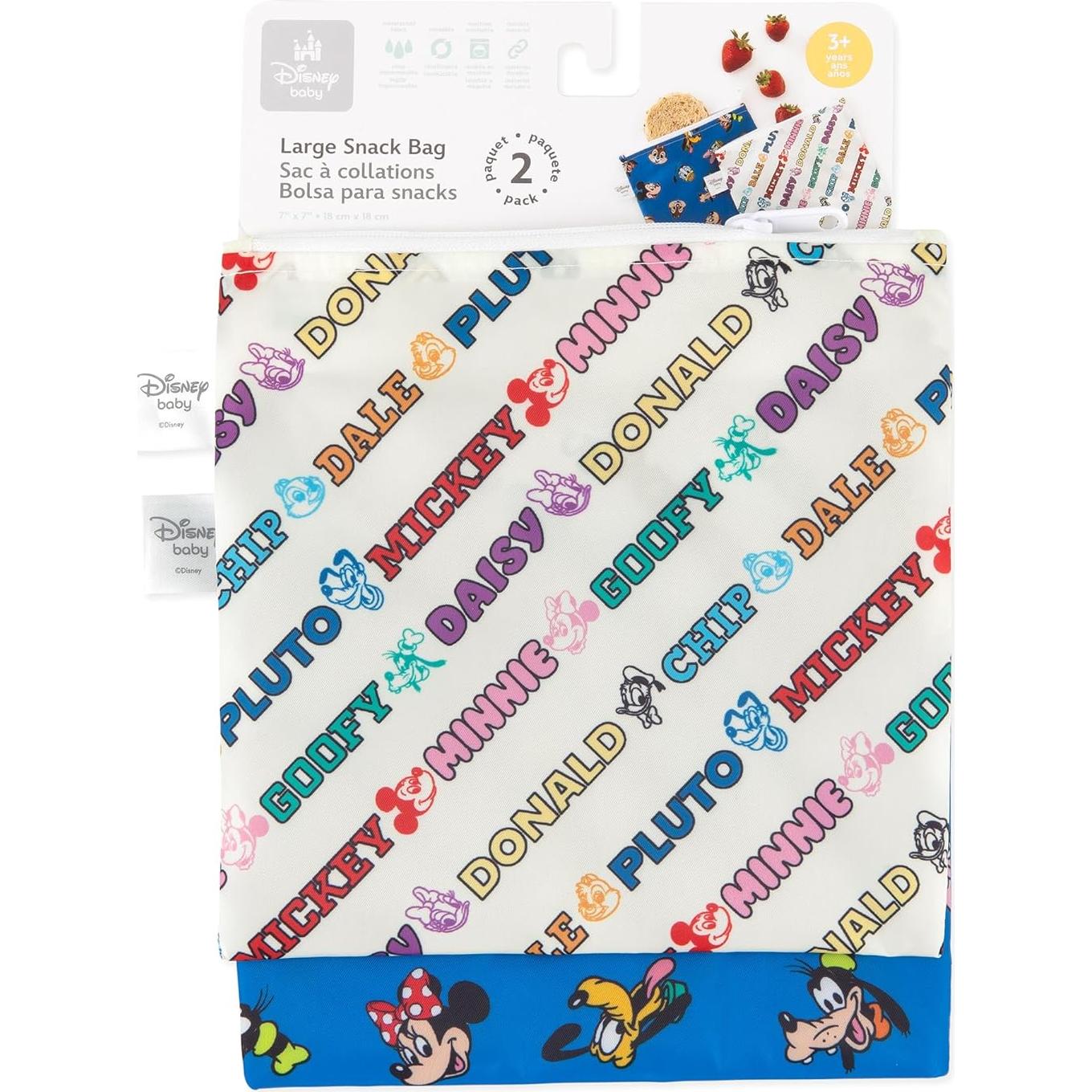 Bumkins Bolsas Reutilizables Disney Mickey 2-pk 17.78 cm