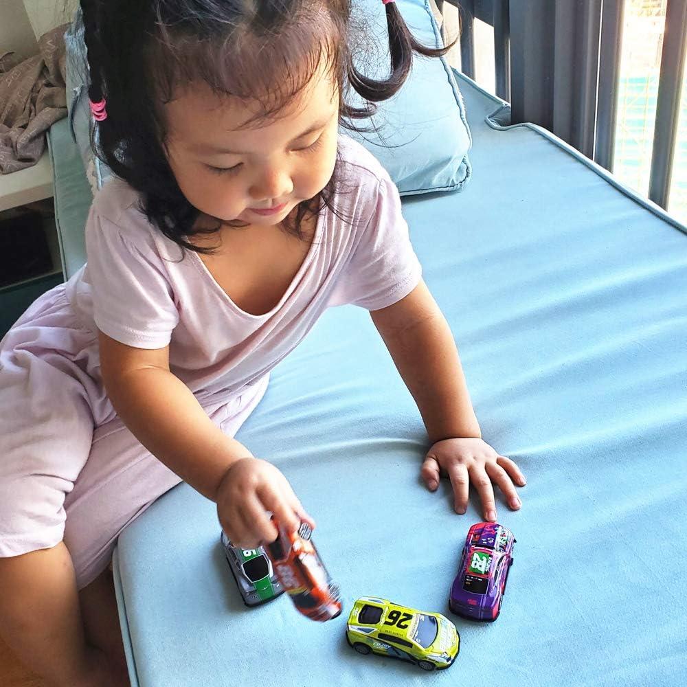 Coches de Carreras Pull Back Himeeu Set de 5 Metal 7,62 cm