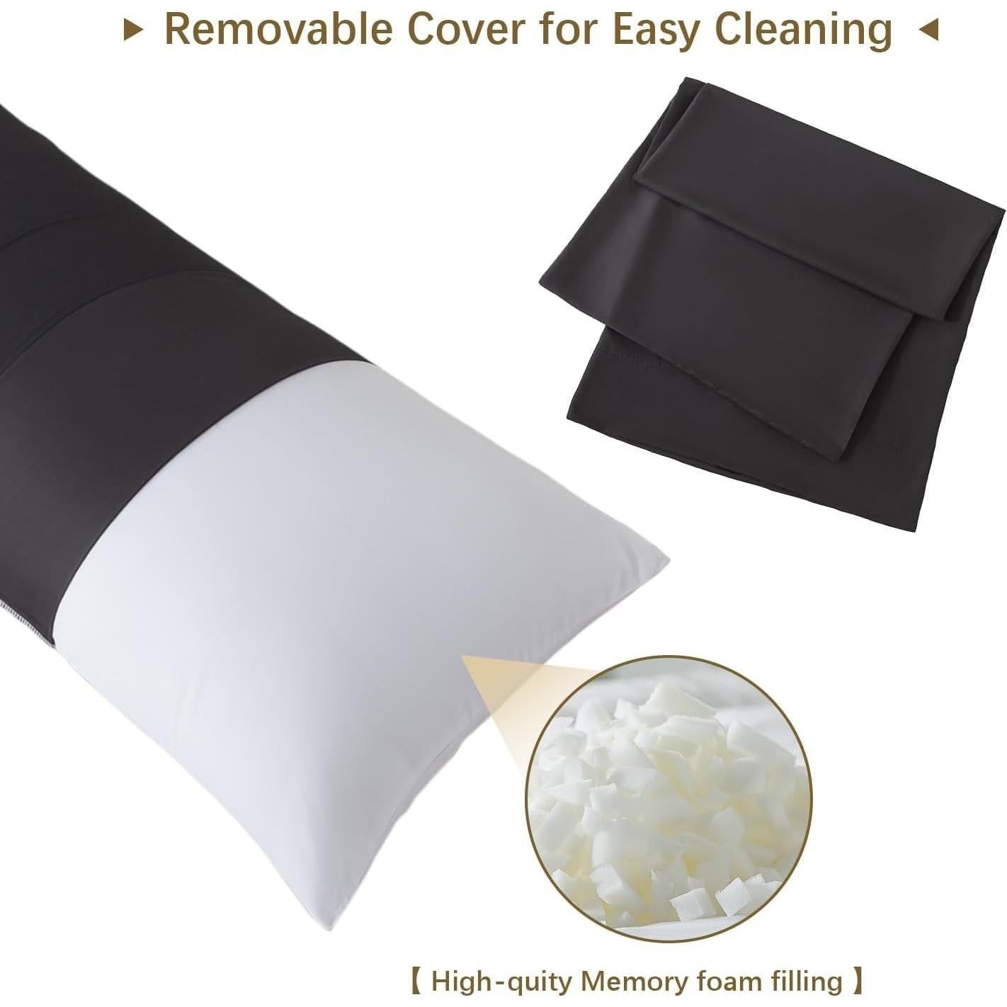 Almohada Corporal Espuma Viscoelástica INSPIRE CRAFTER Negra