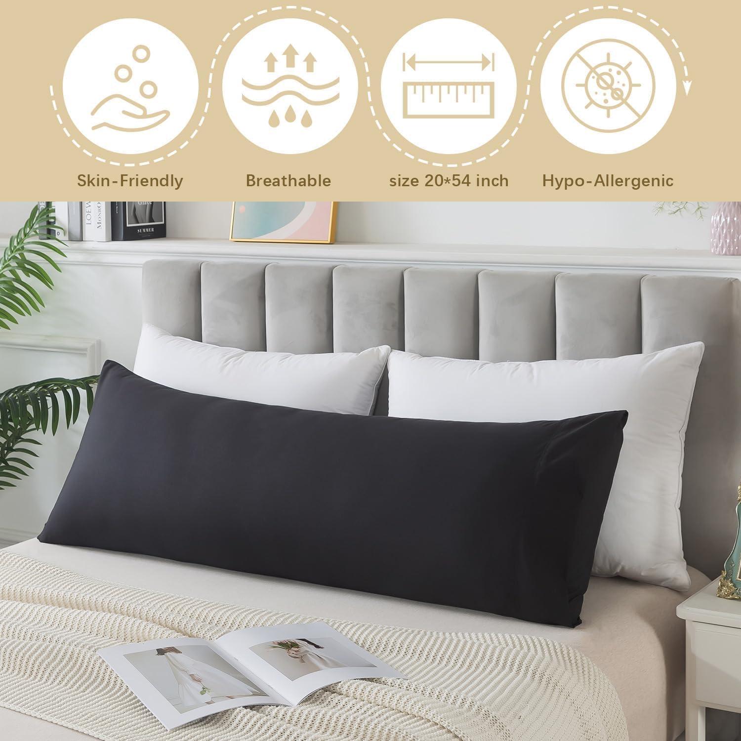 Almohada Corporal Espuma Viscoelástica INSPIRE CRAFTER Negra
