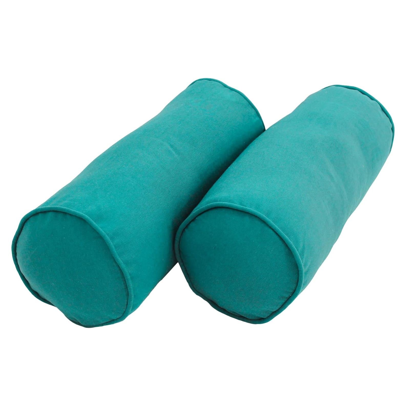 Cojines de refuerzo Blazing Needles Azul Aqua (Juego de 2)