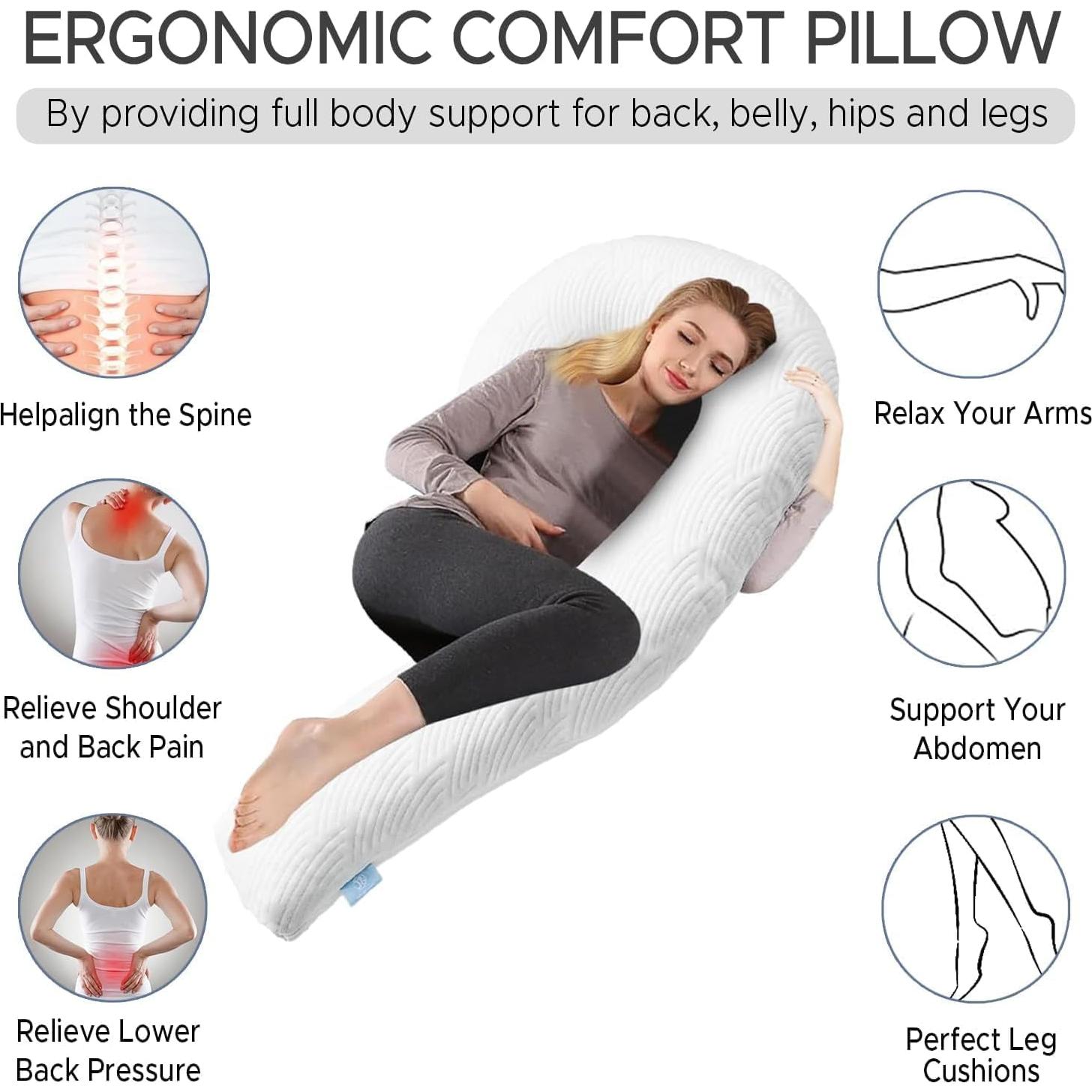 Almohada Corporal Cisne SCHNAUZER HOME 106.68 cm Espuma Memoria