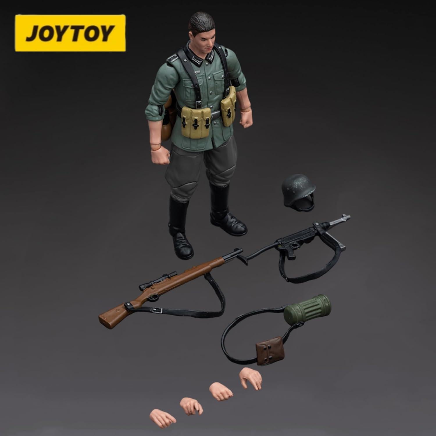 Figura de Acción JOYTOY 1/18 WWII Wehrmacht Articulada