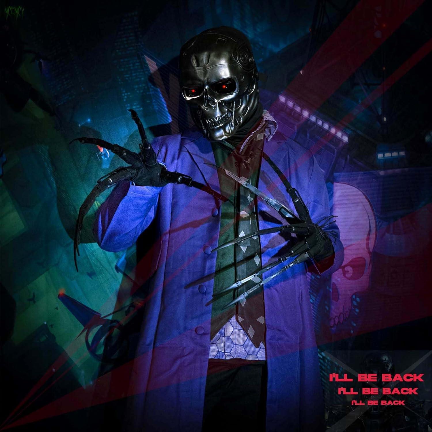 Extensiones de Dedos Articulados NICENICY con Guantes Negros