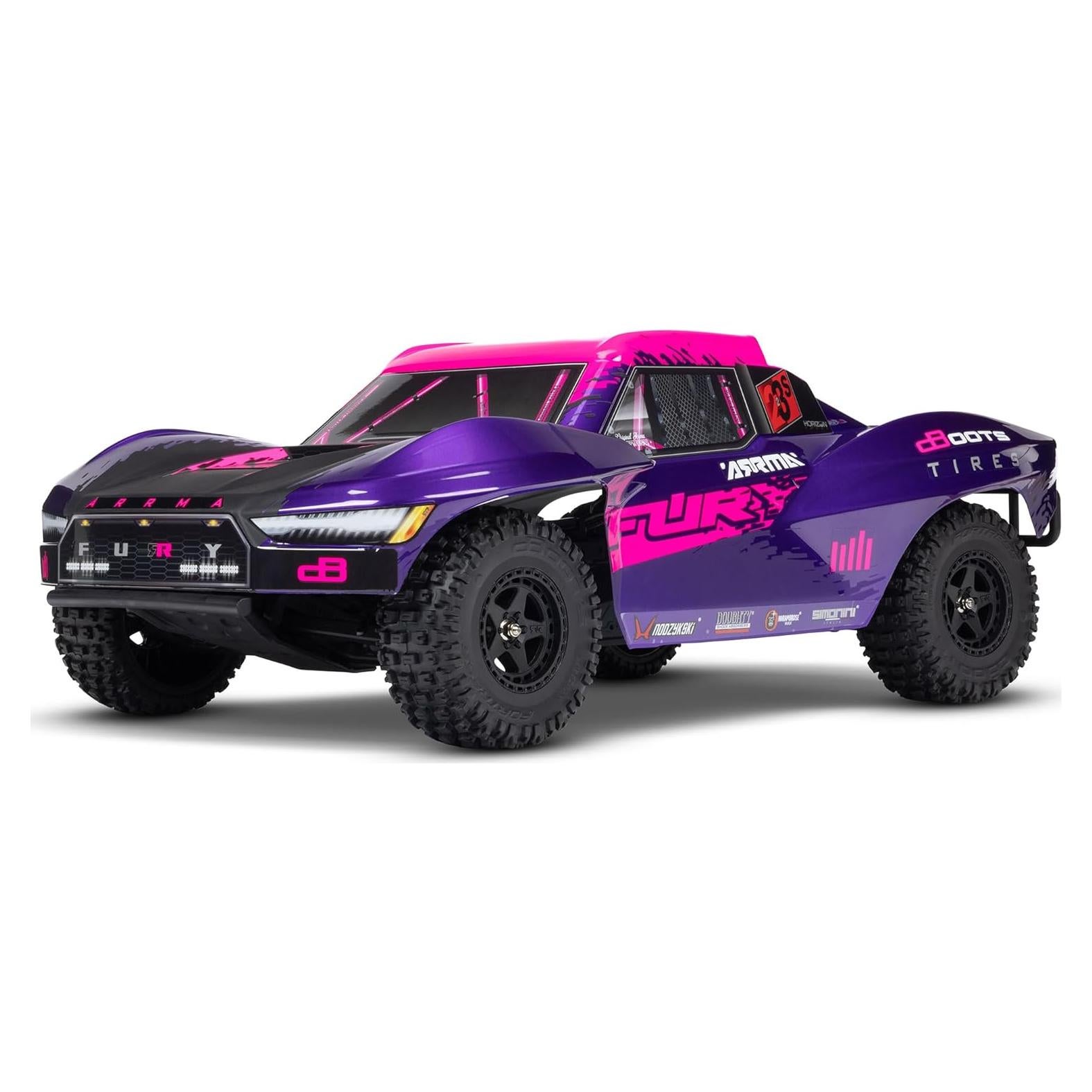 Camión RC ARRMA Fury 1/10 2WD Púrpura RTR 2.72 kg