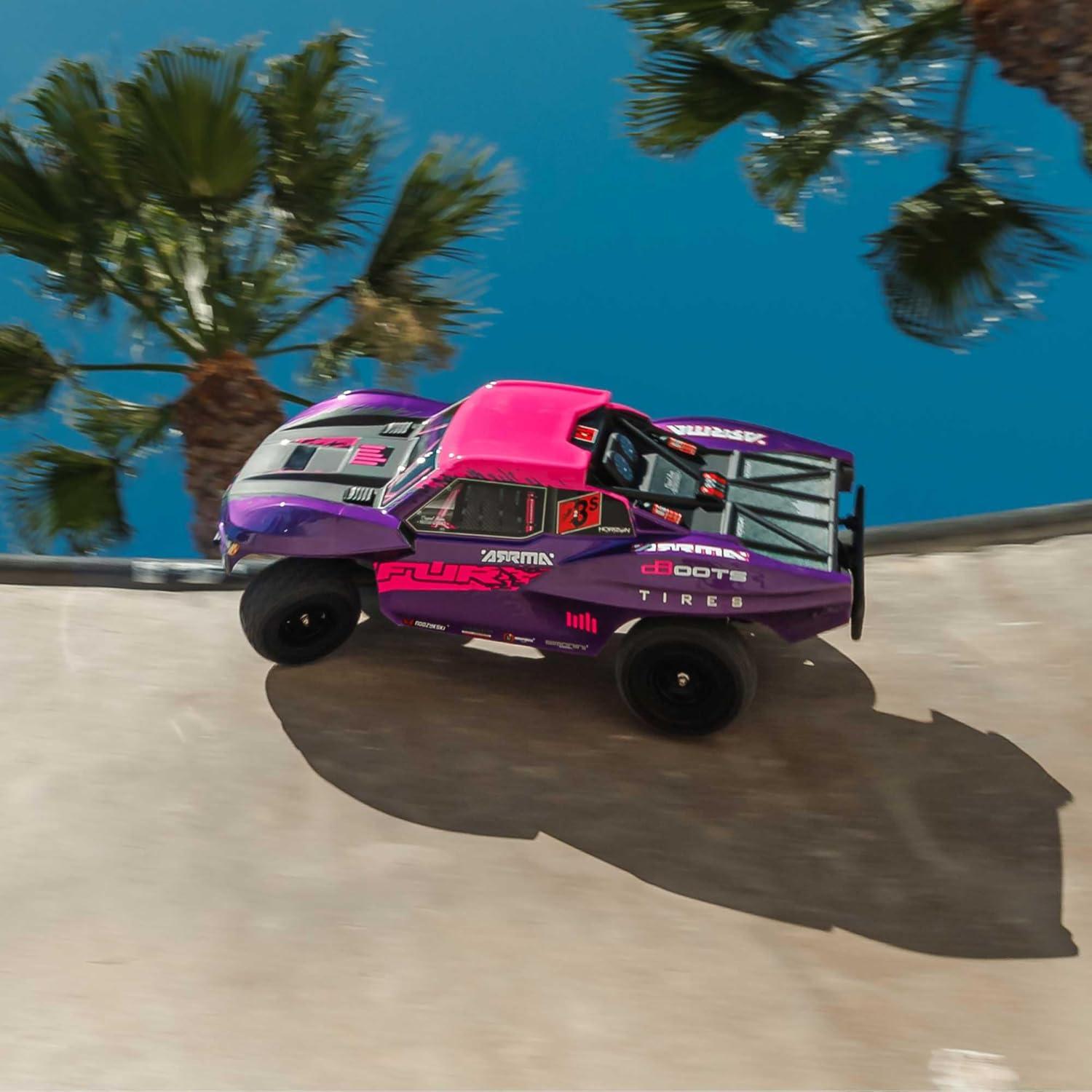 Camión RC ARRMA Fury 1/10 2WD Púrpura RTR 2.72 kg