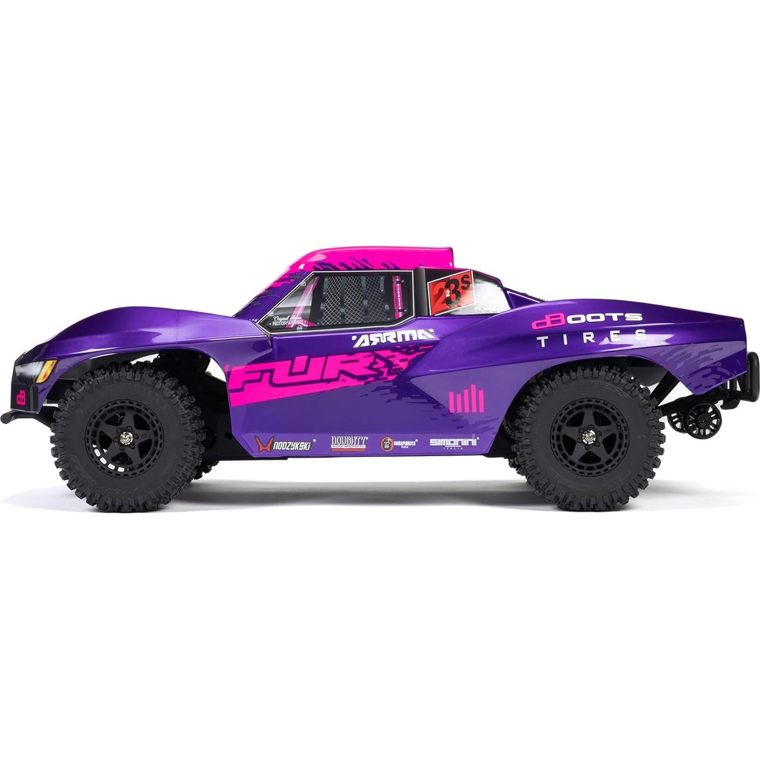 Camión RC ARRMA Fury 1/10 2WD Púrpura RTR 2.72 kg