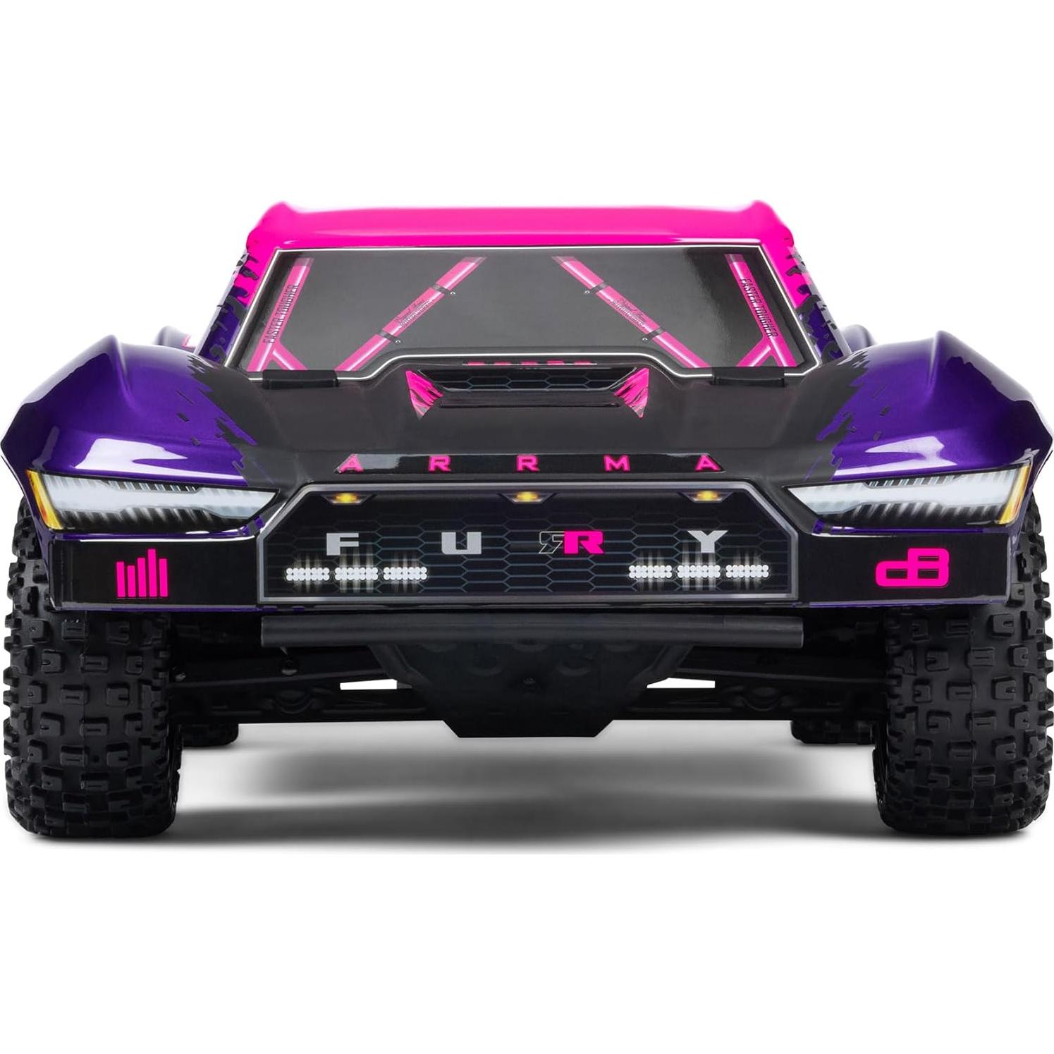 Camión RC ARRMA Fury 1/10 2WD Púrpura RTR 2.72 kg