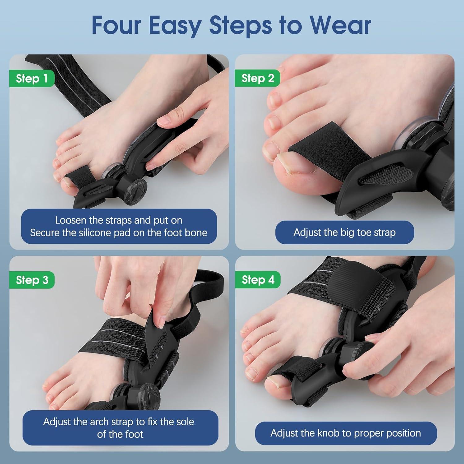 Corrector de Juanetes KASHEVI Ajustable para Alivio del Dolor