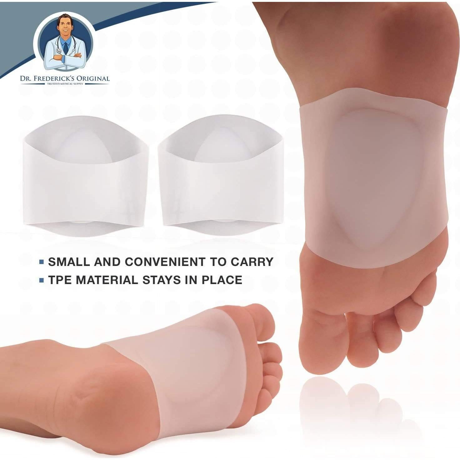 Mangas de Gel Soporte de Arco Dr. Frederick - 2 Unidades - Grande