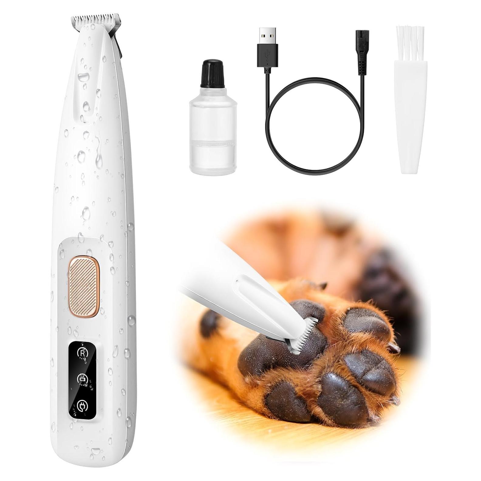Recortador de patas de perro Palksky con luz LED y carga USB