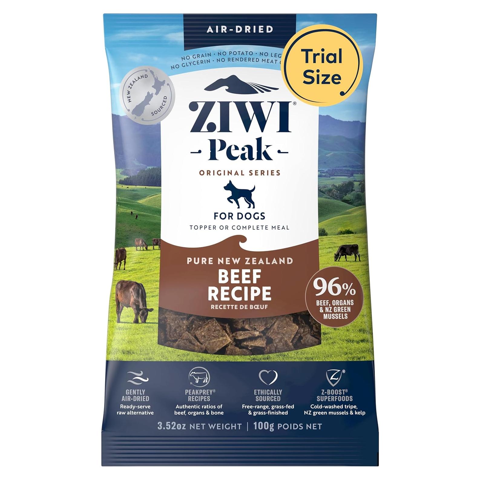 Comida Deshidratada para Perros ZIWI Peak - Carne de Res 99g