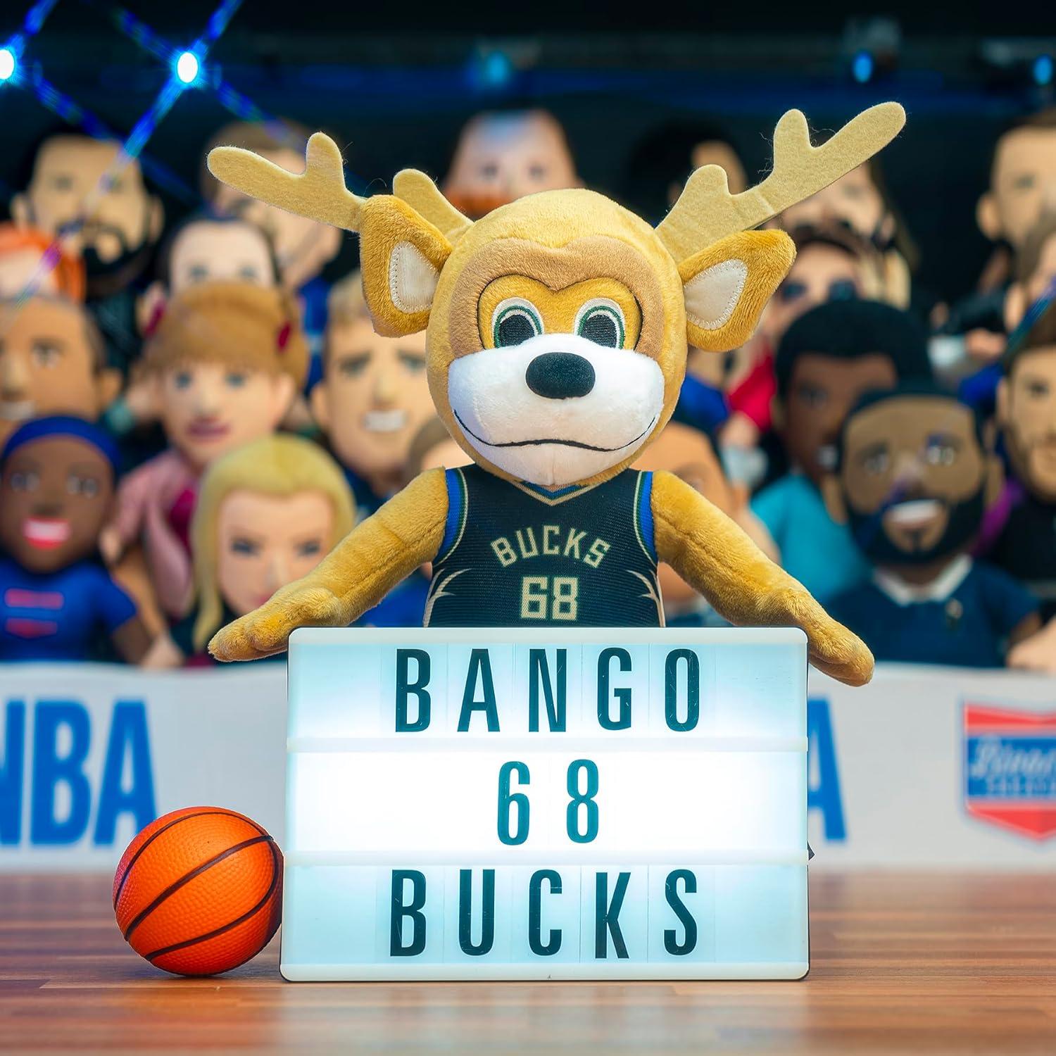 Muñeco de Peluche Bleacher Creatures NBA 25,4 cm Milwaukee Bucks