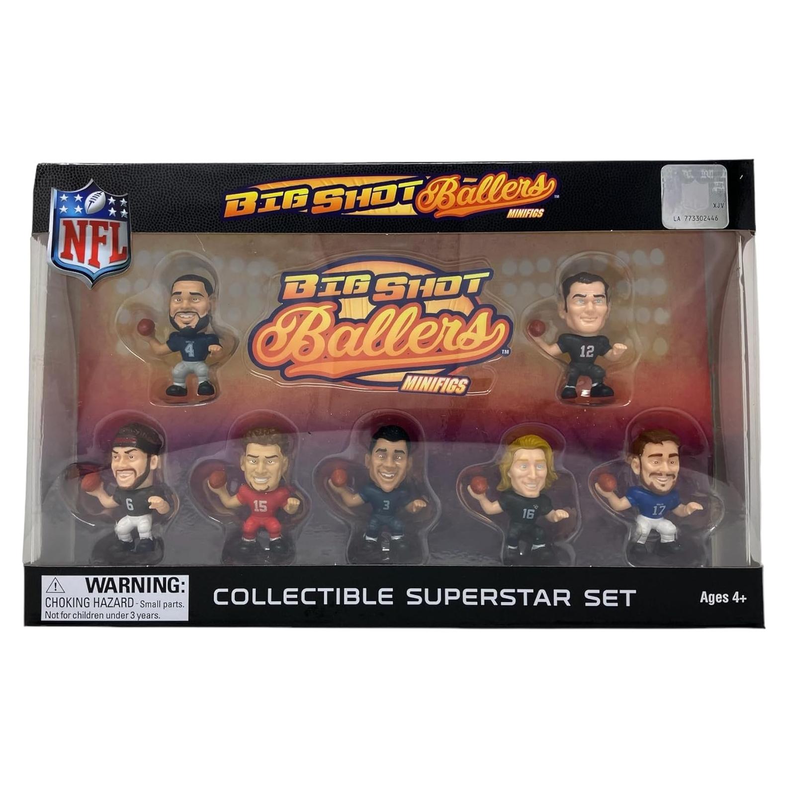 Conjunto TeenyMates 2021 Big Shot Baller NFL 7 Figuras