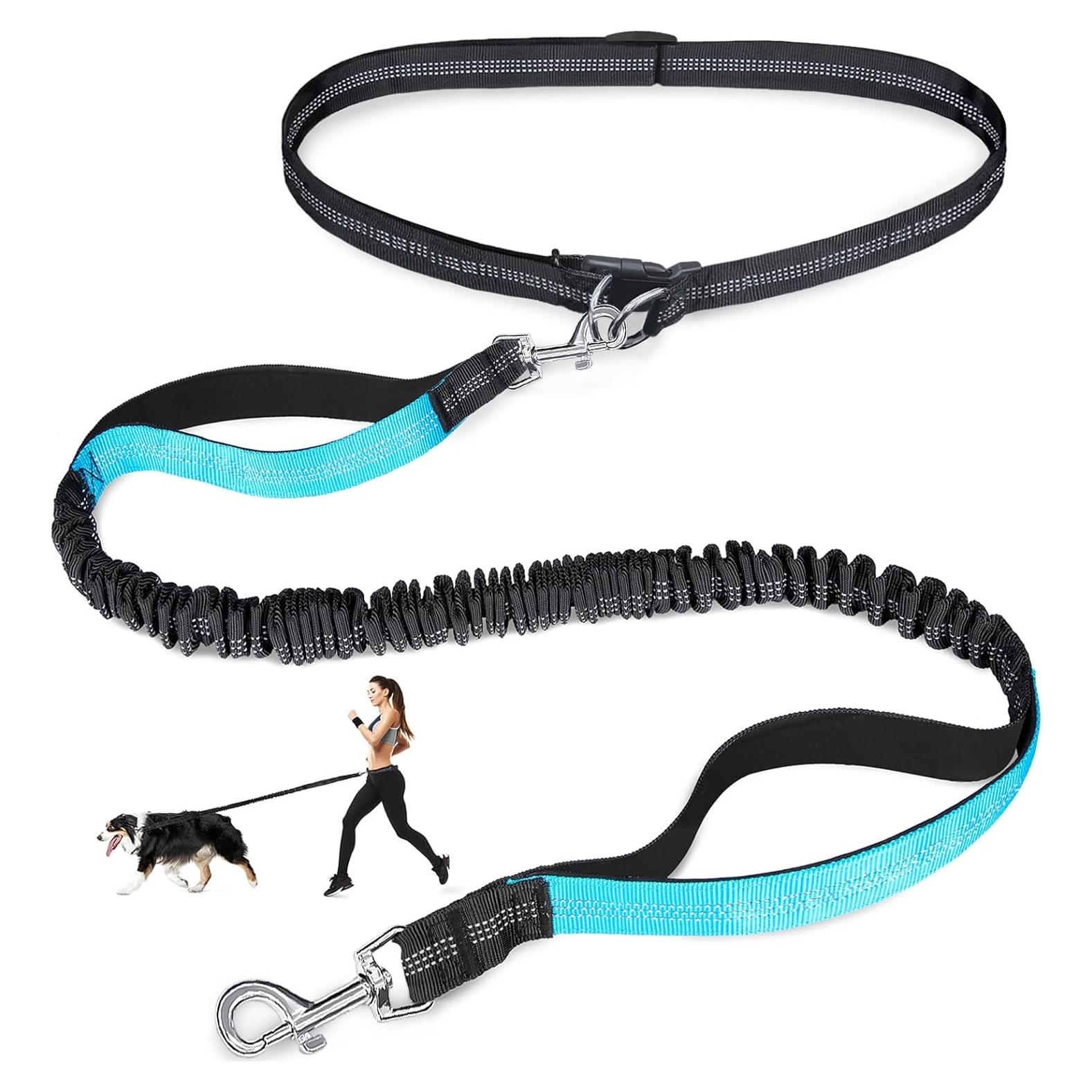 Correa para Perros Manos Libres Laqibak Ajustable 1.28-2.04m