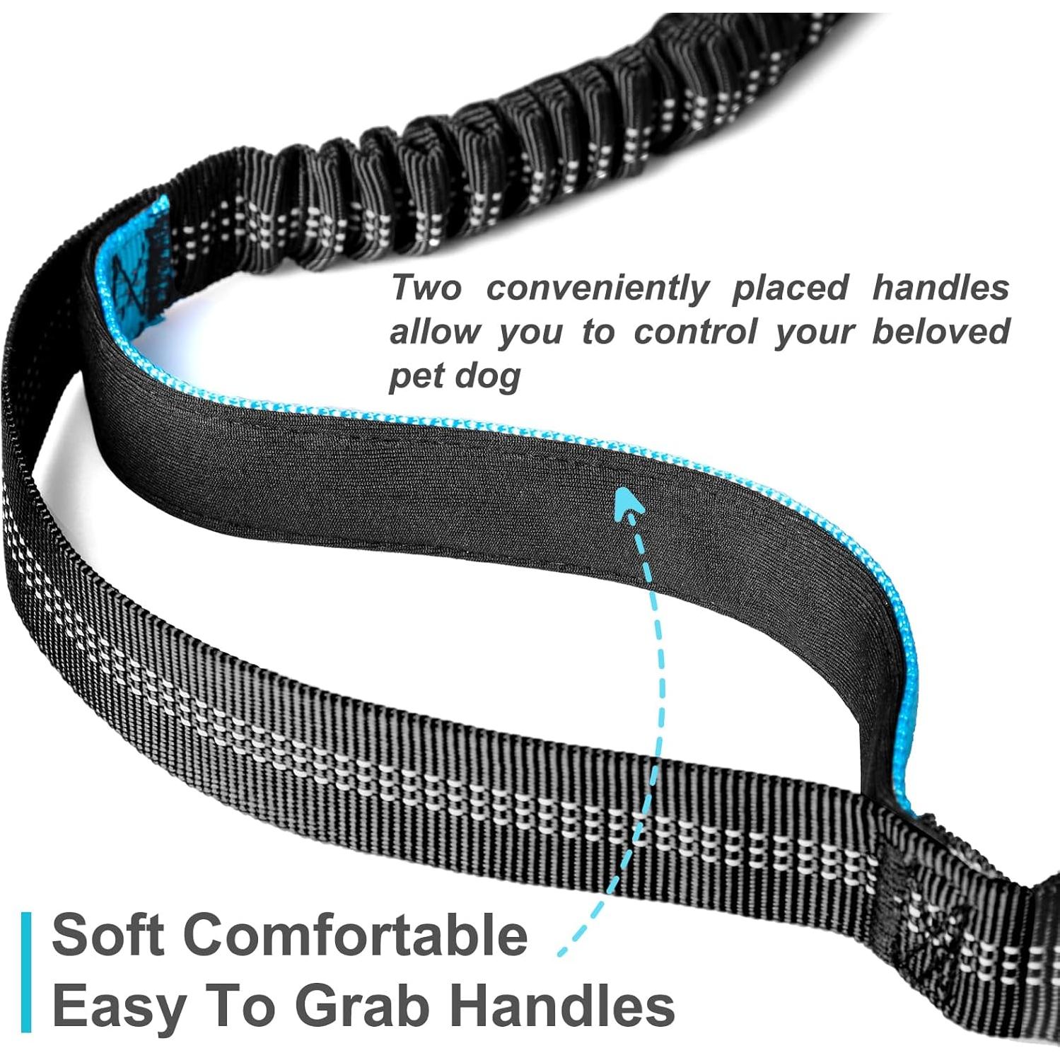 Correa para Perros Manos Libres Laqibak Ajustable 1.28-2.04m