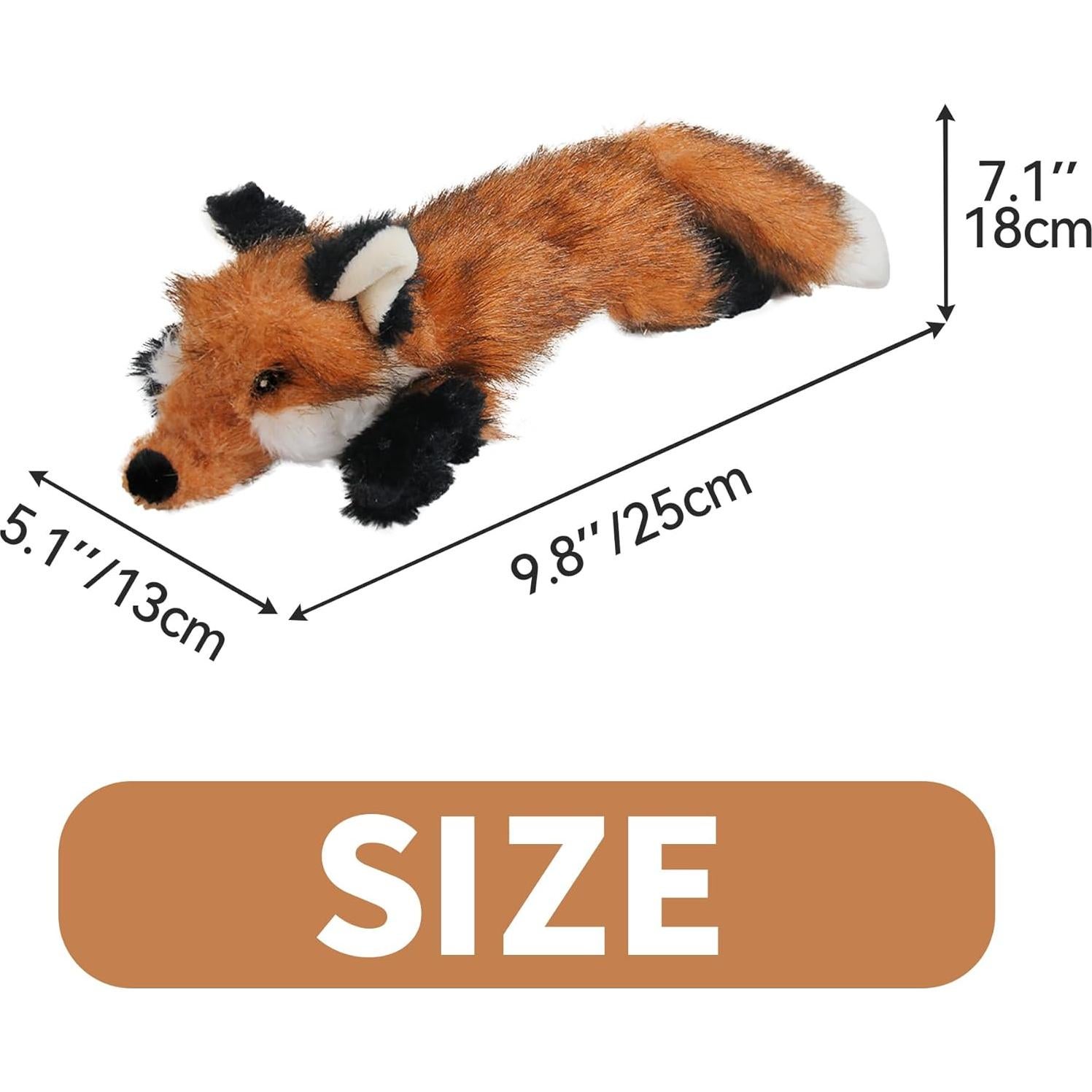 Juguete de Peluche Squeaky Todo por Patas Zorro Interactivo 26cm