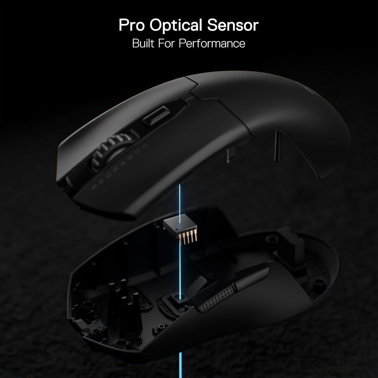 Ratón Gaming Inalámbrico Redragon M995 Pro 26000 DPI Negro