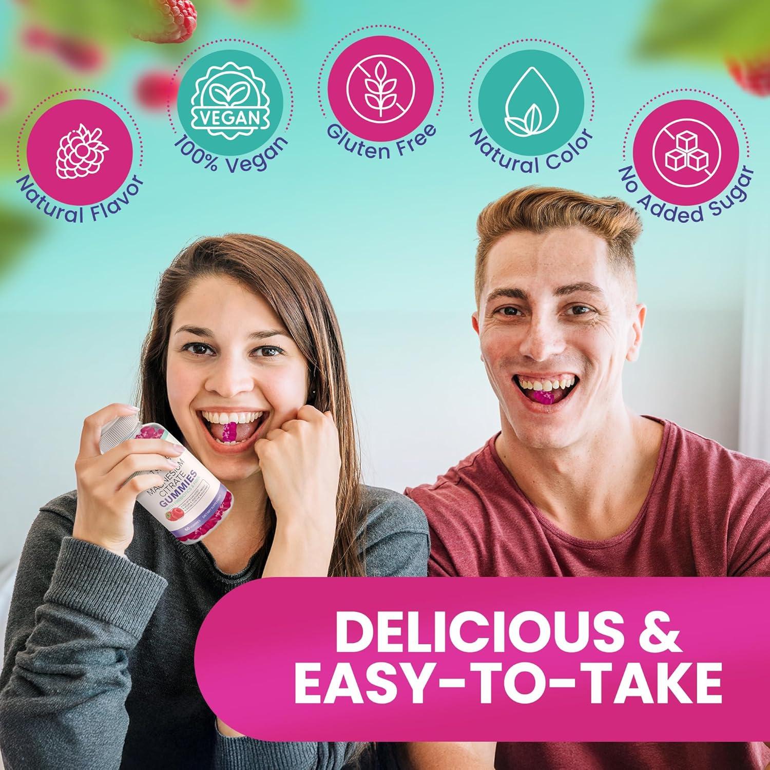 Gomitas de Magnesio Sin Azúcar Natural BioScience 60 Unidades