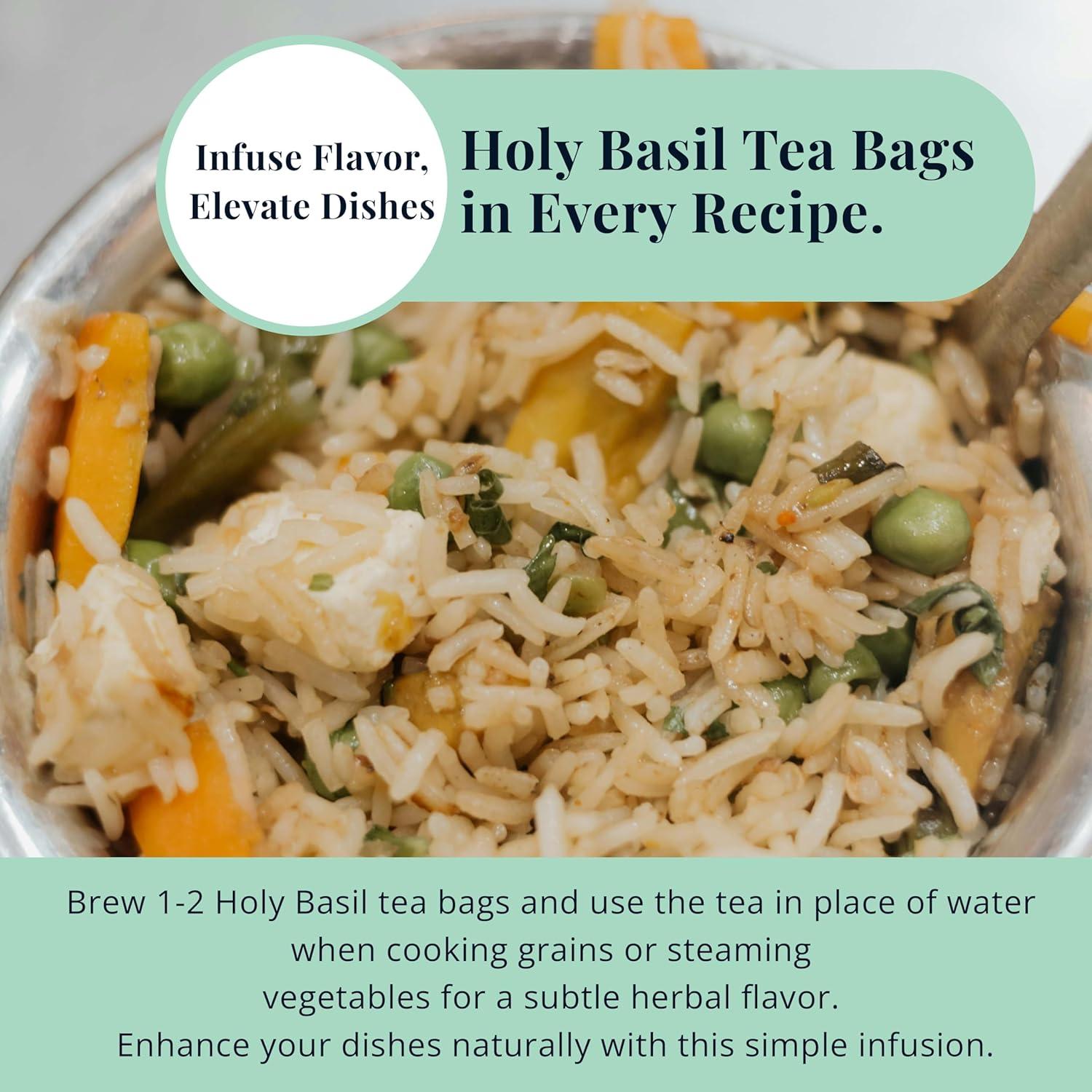 Bolsitas de Té de Albahaca Sagrada Akshit - 75 Unidades