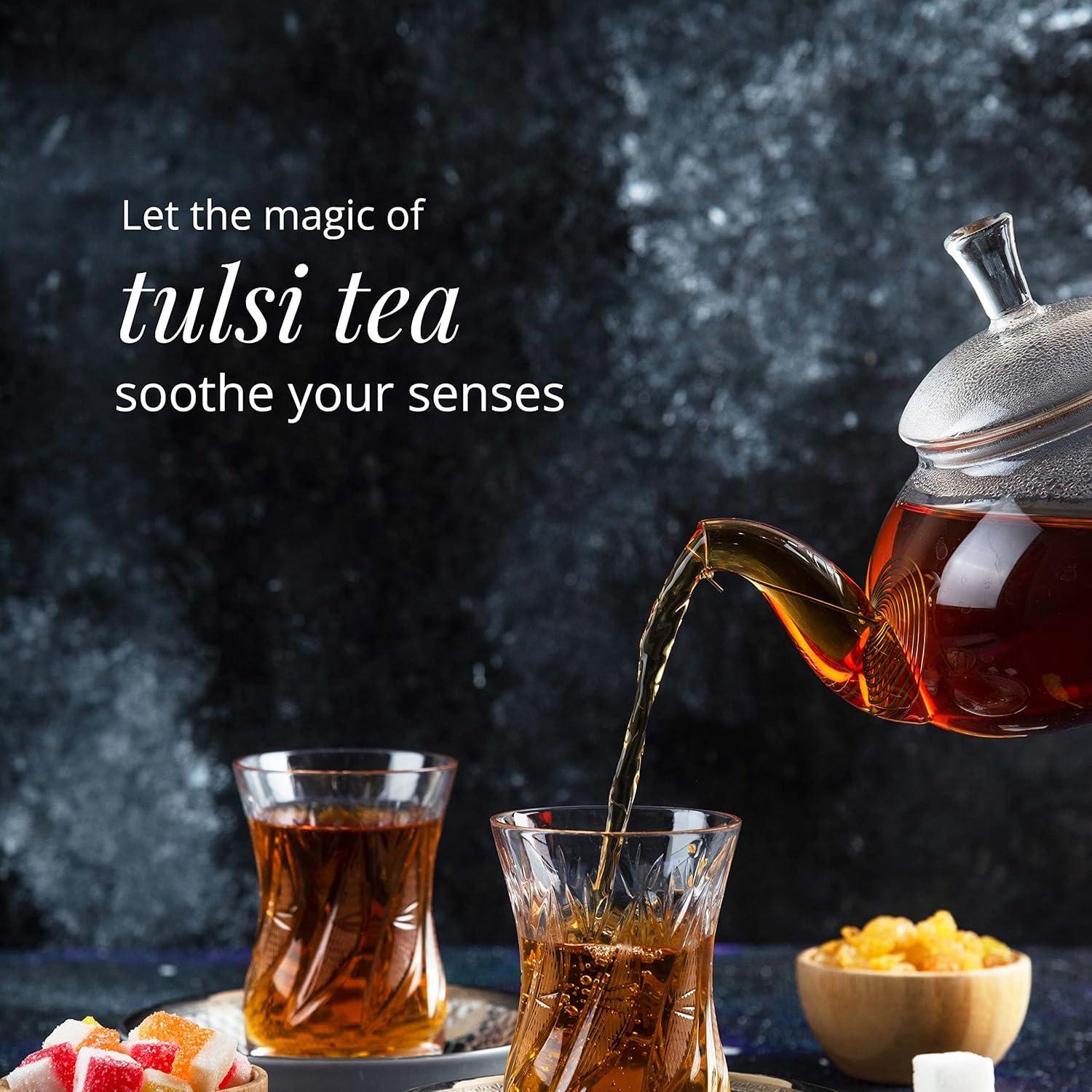 Té de Albahaca Sagrada Akshit, 75 Bolsitas, Sin Cafeína