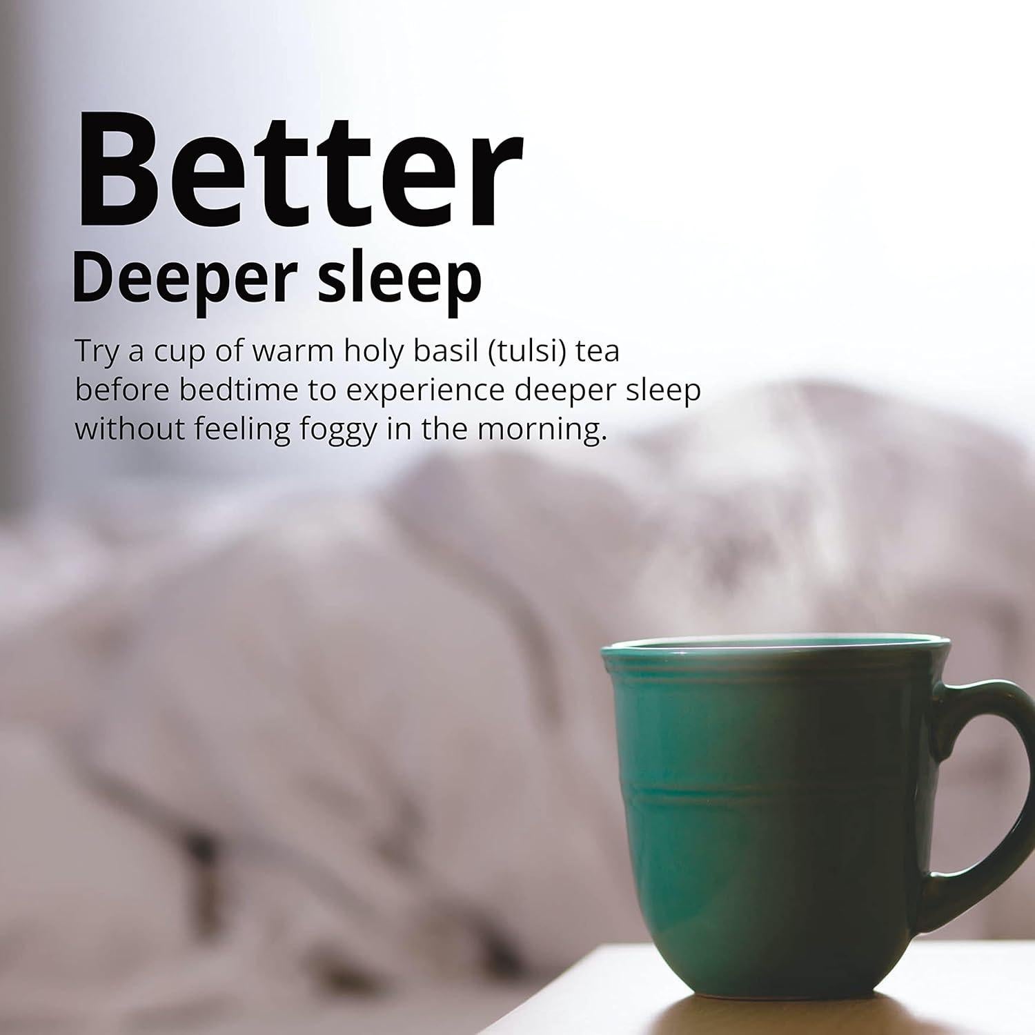 Té de Albahaca Sagrada Akshit, 75 Bolsitas, Sin Cafeína