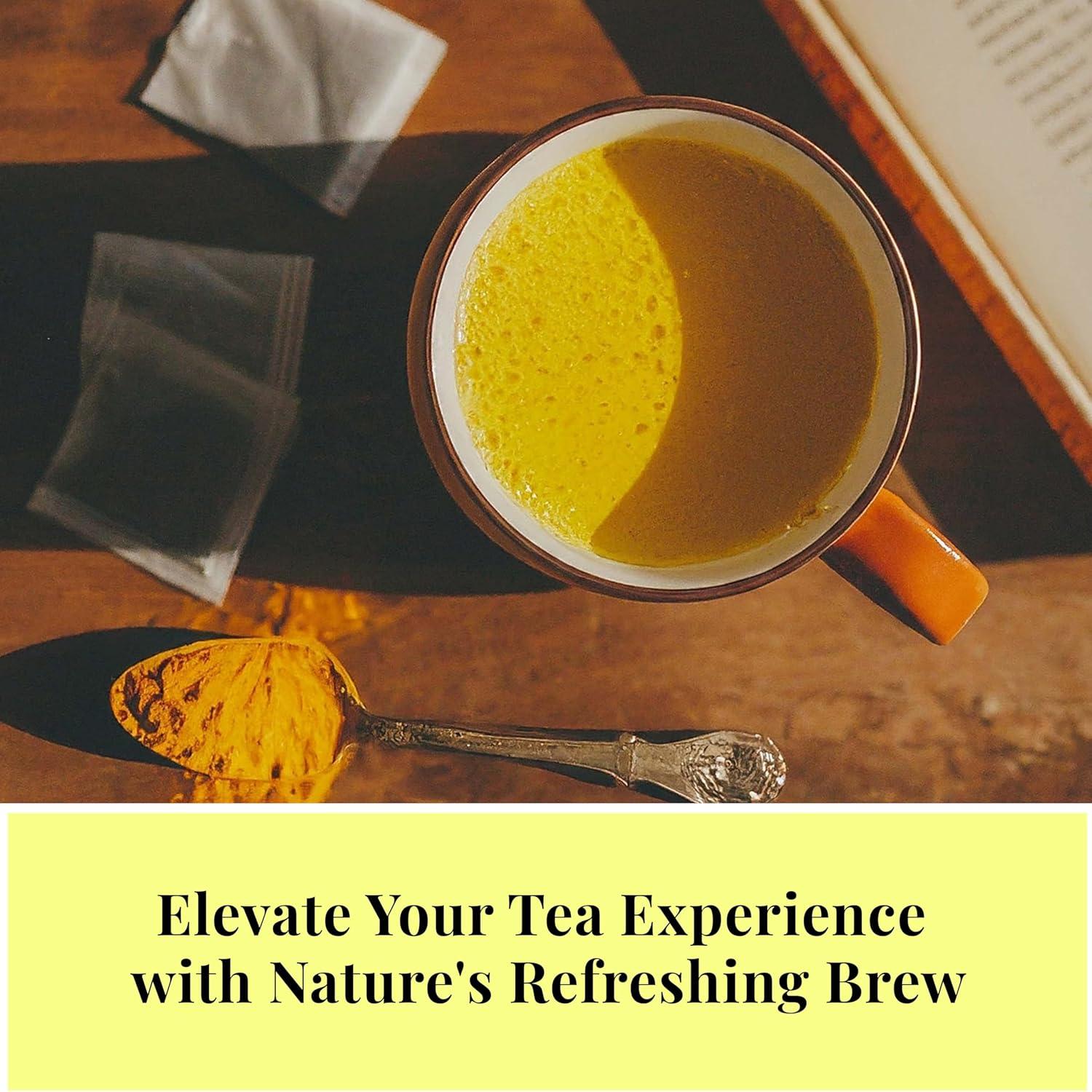 75 Bolsitas de Té de Cúrcuma Akshit con Pimienta Negra