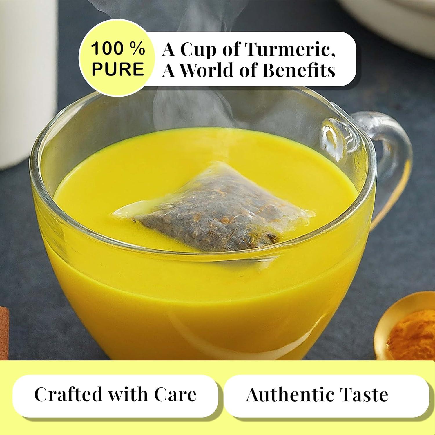 Té de Cúrcuma Akshit 150 Bolsitas Natural Sin Cafeína