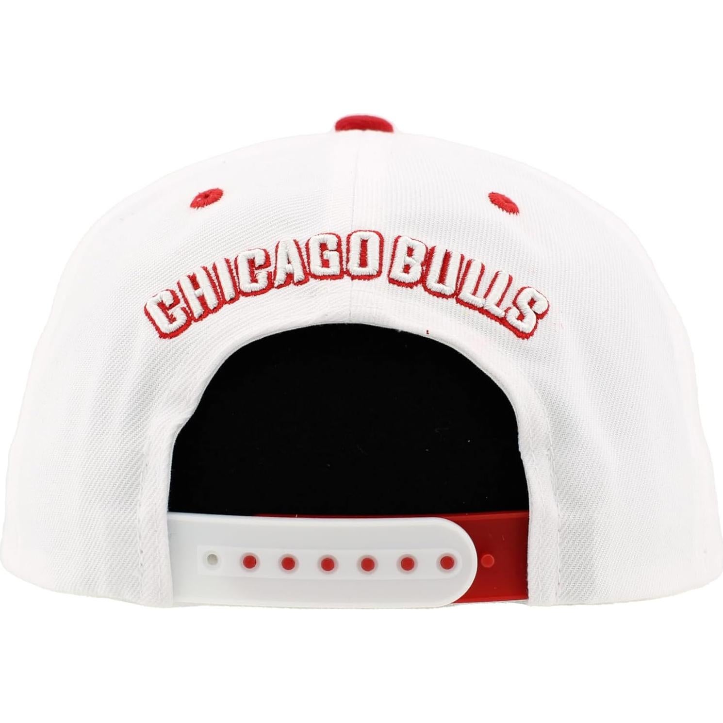 Gorro Snapback ZHATS Chicago Bulls Blanco Ajustable