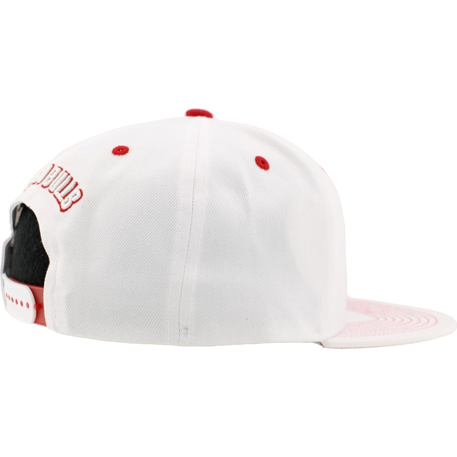 Gorro Snapback ZHATS Chicago Bulls Blanco Ajustable