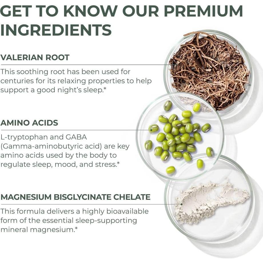 Suplemento para el Sueño Primal Harvest 60 Cápsulas GABA Melatonina