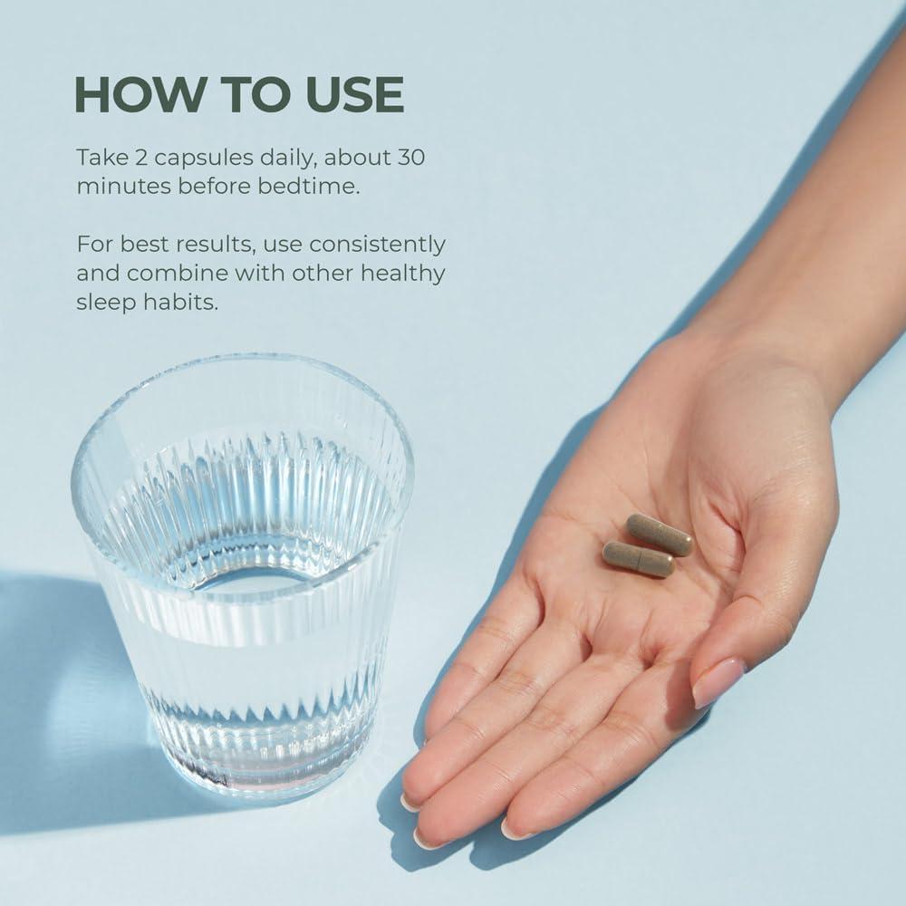 Suplemento para el Sueño Primal Harvest 60 Cápsulas GABA Melatonina