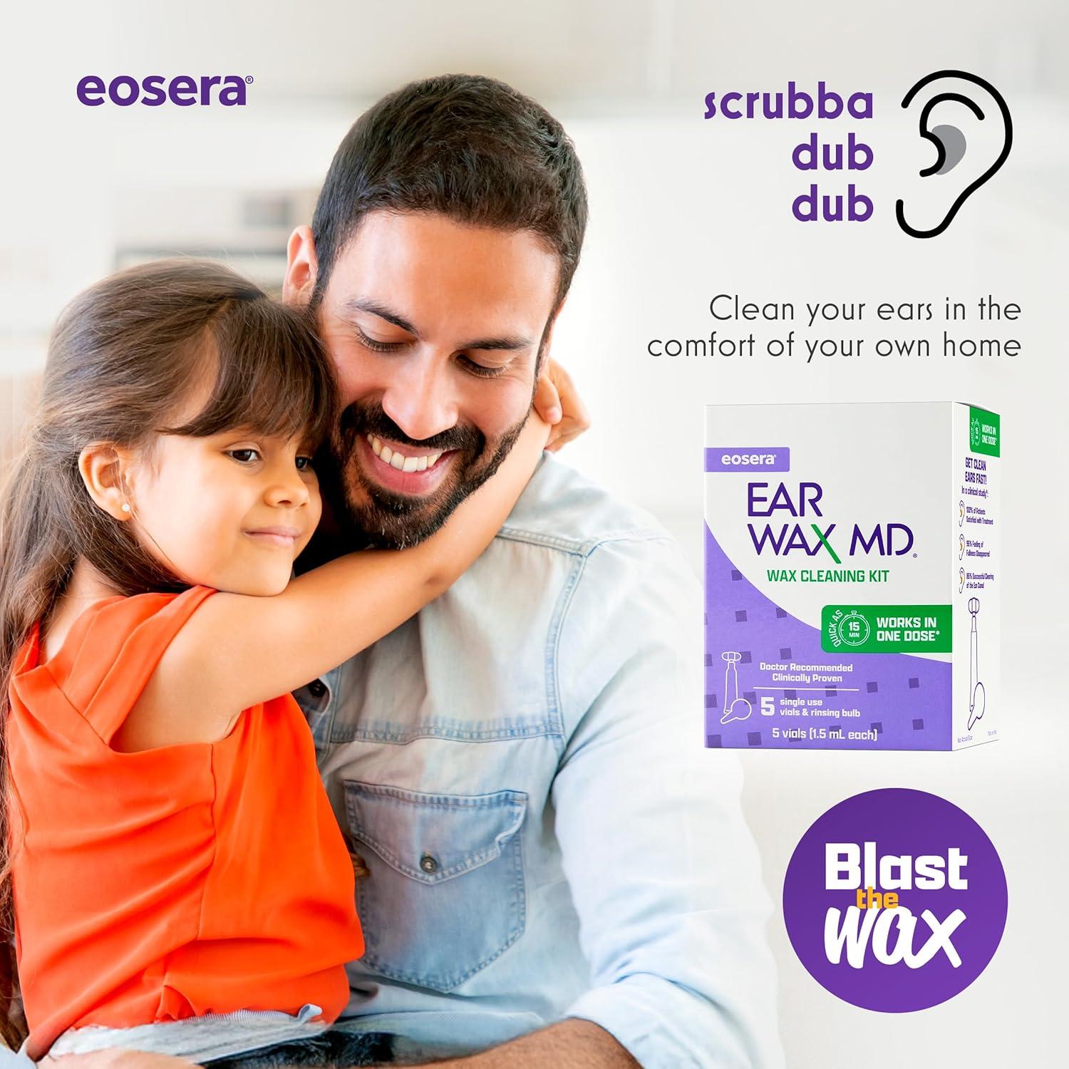 Kit de Limpieza de Cerumen Eosera Ear Wax MD - 5 Viales 1.5 mL