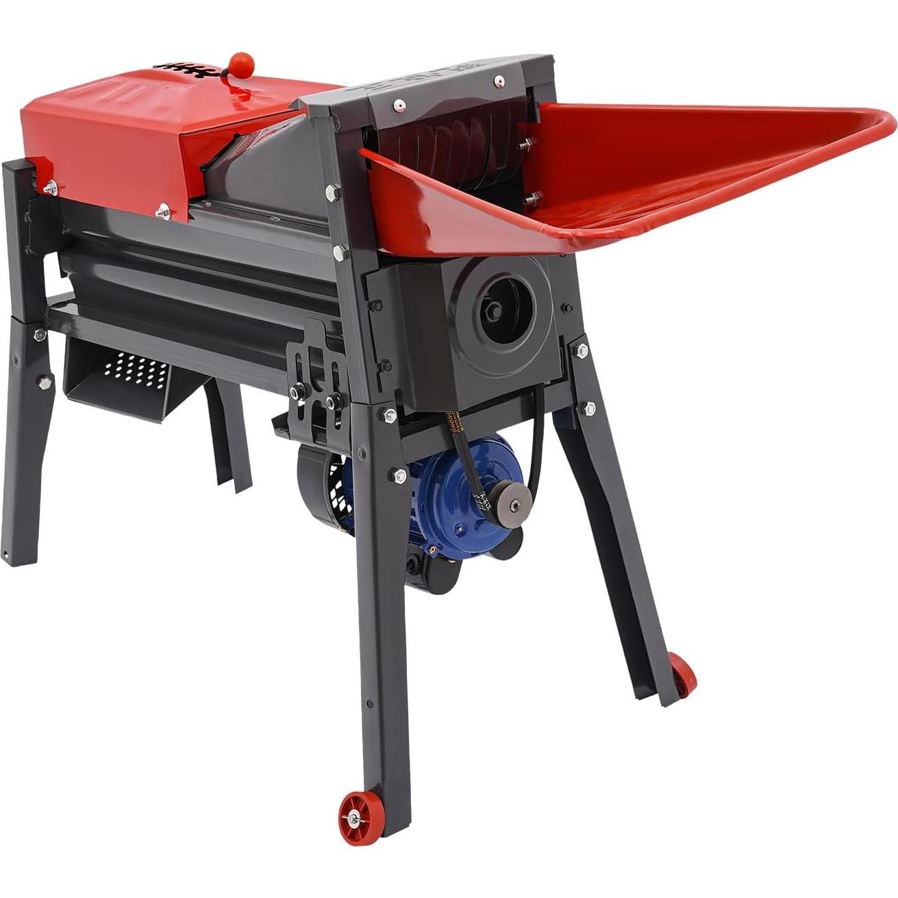 Electric Corn Threshing Machine 110V 480W 2800RPM Automatic Dry Corn Sheller Threshing Machine, 2204-3306lb/H Heavy Duty Stainless Steel Corn Shucker Stripping Machine for Corn on The Cob