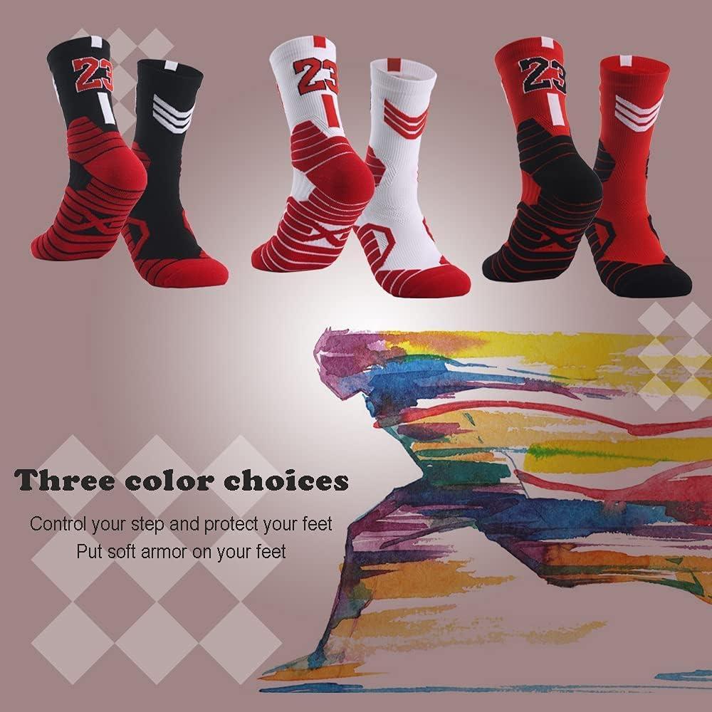 Calcetines de Baloncesto Elite con Compresión 3 Pares