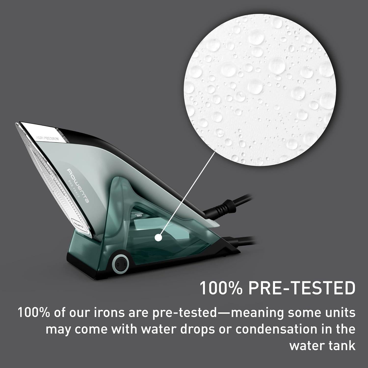 Plancha y Vaporizador 2 en 1 Rowenta Duo Force 1700W